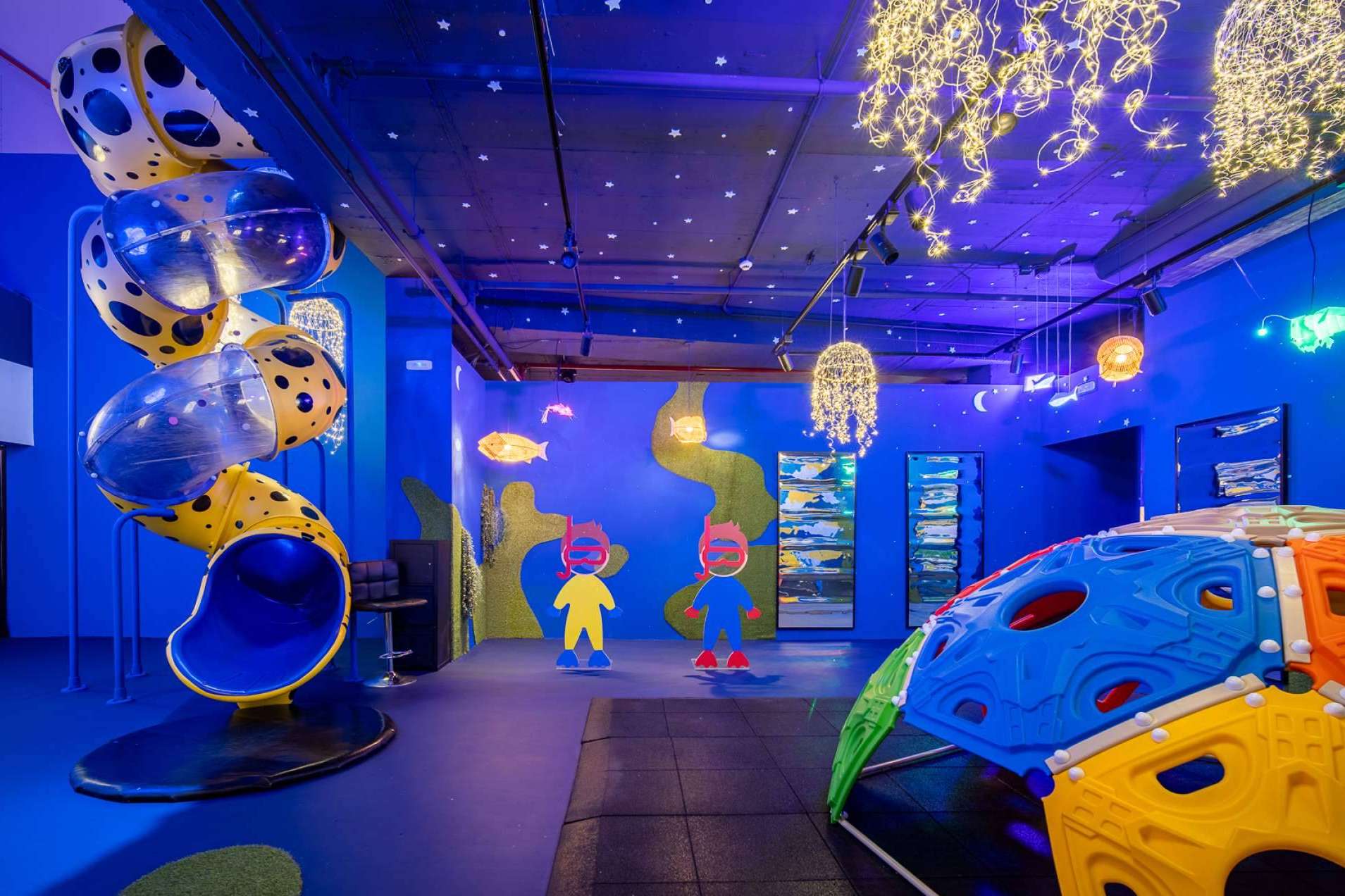 La nueva sala de Sweet Space diseñada por Bárbara Chapartegui y Álex Briones, 'Oceanic Dream'