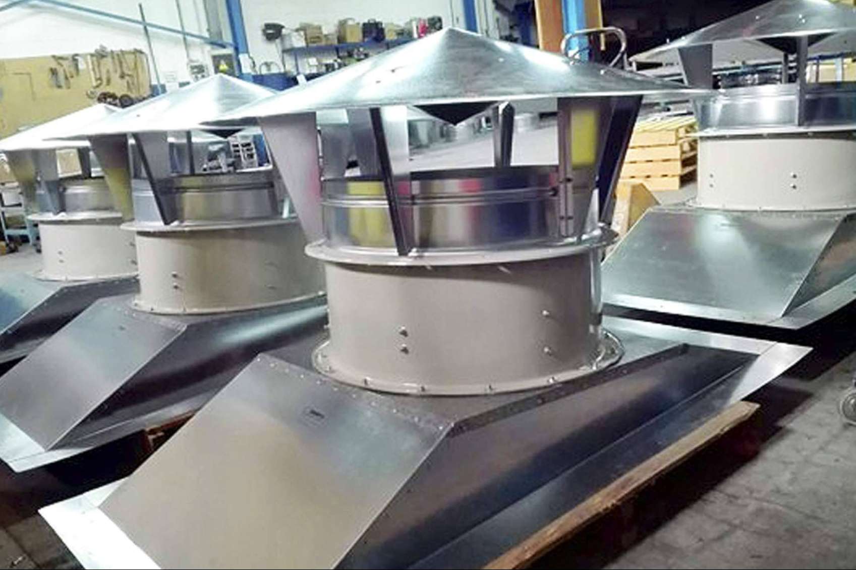 Calentamiento de naves industriales debido a olas de calor