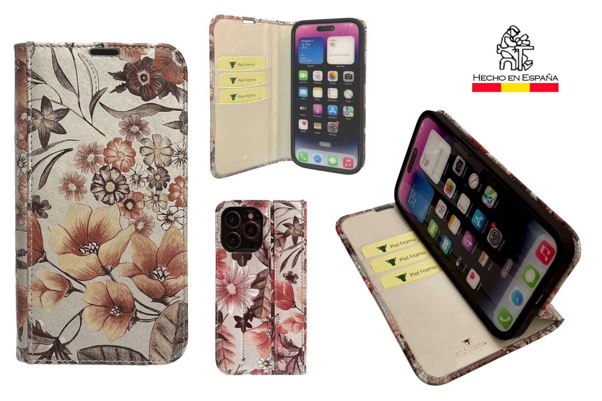 Las fundas de piel estilo libro para iPhone 14 Pro y iPhone 14 Pro Max, las protagonistas de la colección verano 2023