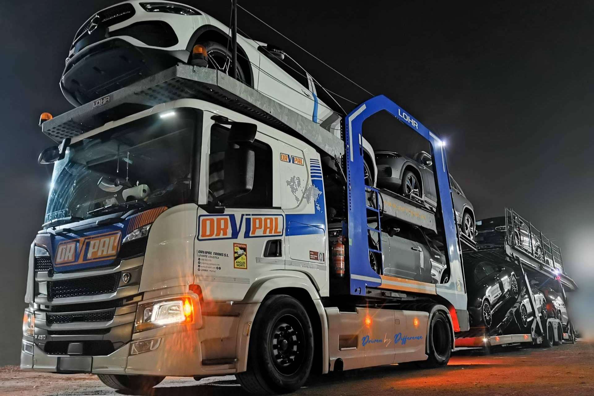 Orvipal, servicio de transporte de vehículos con garantía de calidad
