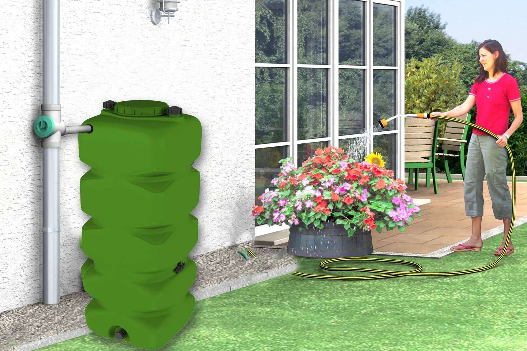 Kits para reutilizar agua de lluvia, una solución alternativa y sostenible para cuidar del medio ambiente