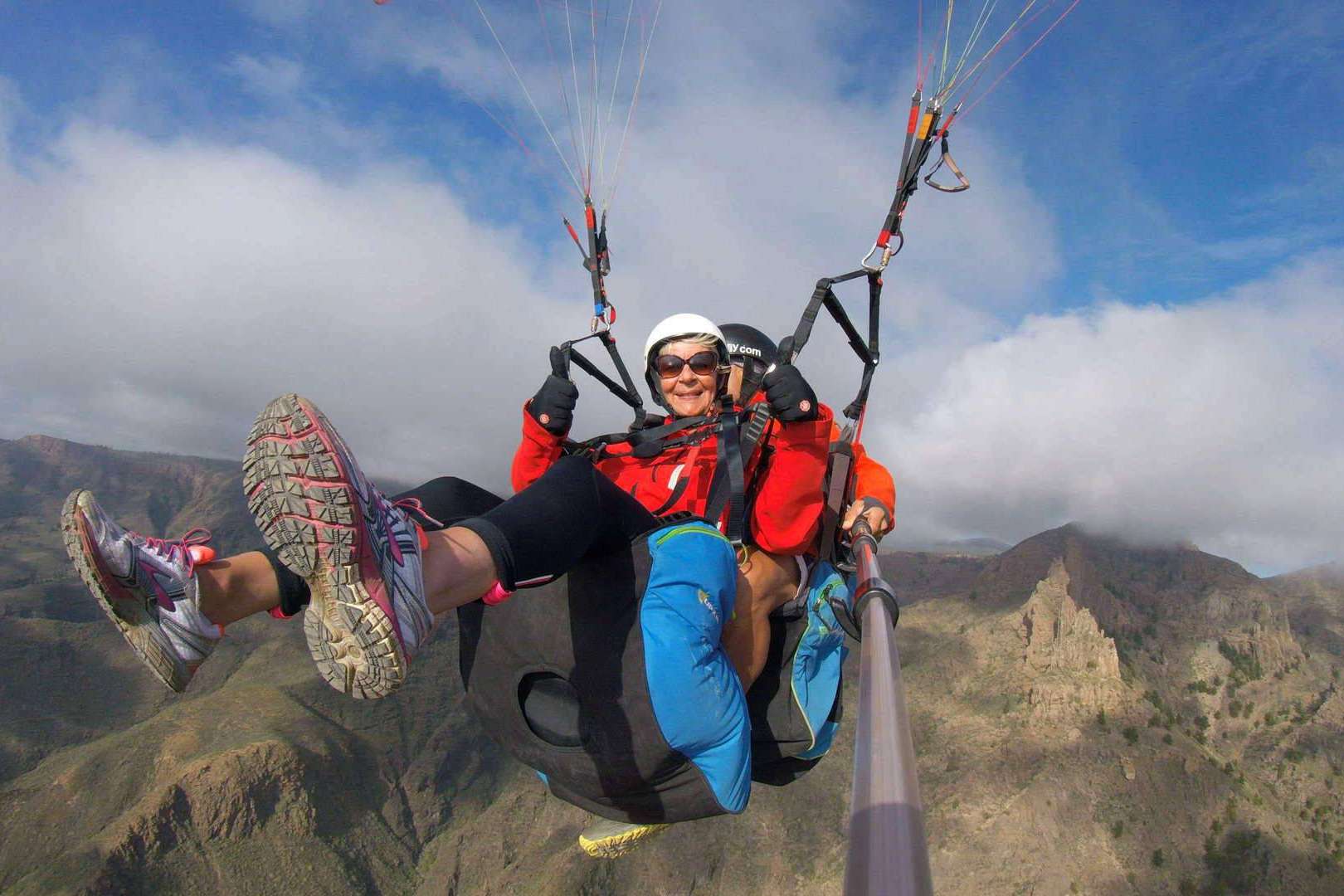 Descubrir los cielos y paisajes de Tenerife, paragliding Costa Adeje