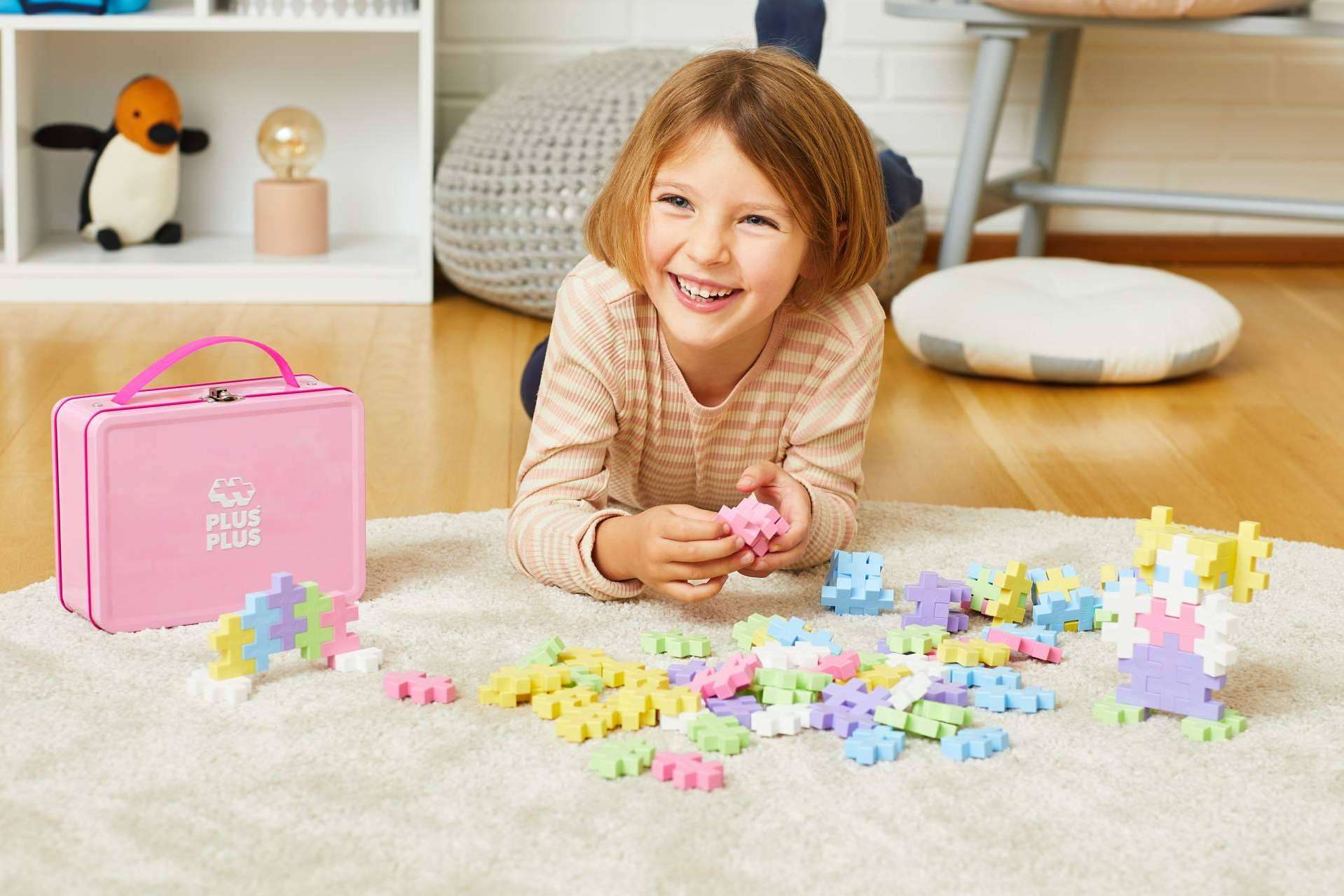 La línea de construcción creativa de Plus-Plus para los pequeños de casa