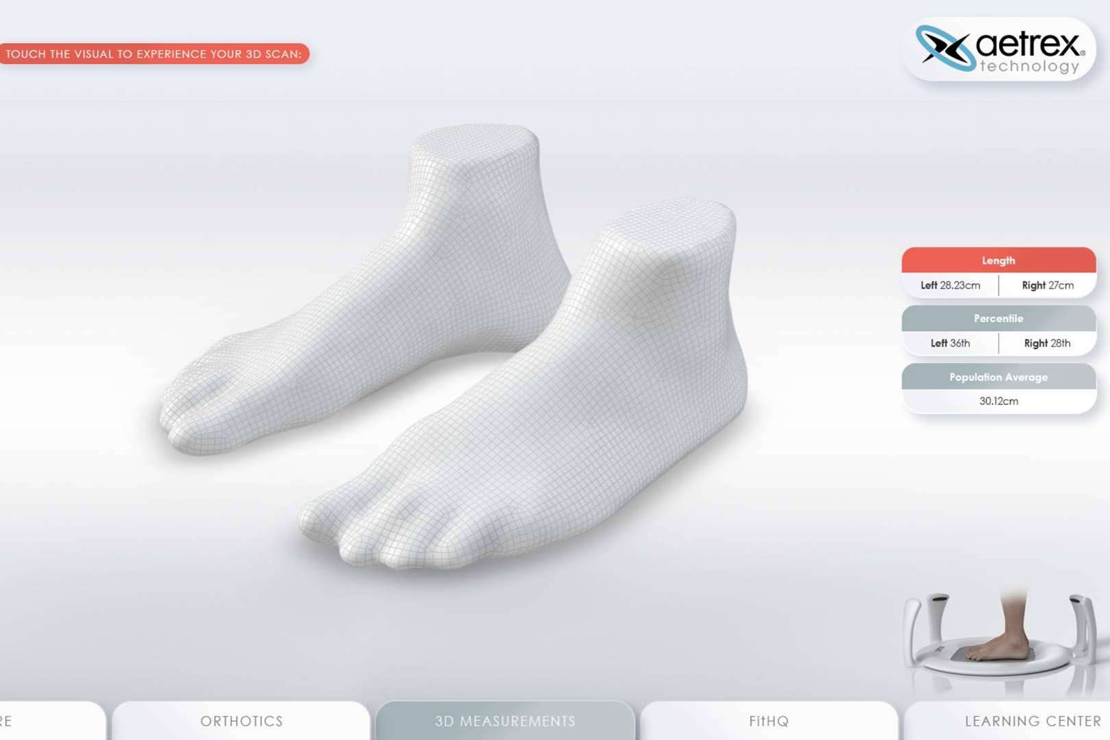 El revolucionario escáner Aetrex Albert2 Pro 3D para una experiencia única en la selección y personalización de calzado deportivo ya está disponible en El Corte Inglés