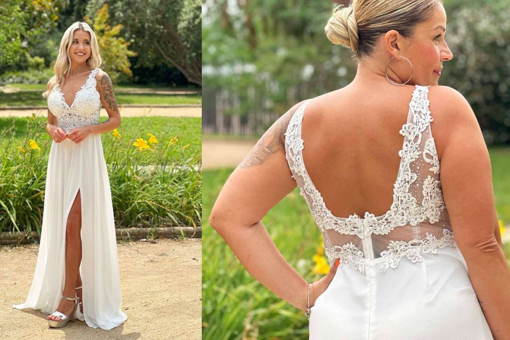 Vestidos Araya; el modelo más vendido en gala ahora disponible para novias, con tallas para todas