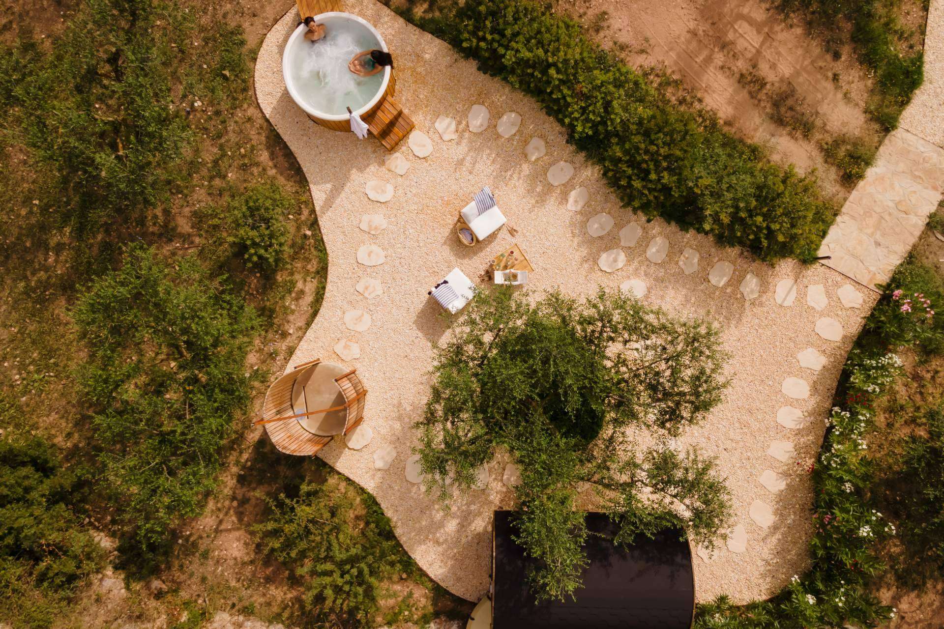 El hotel boutique Terra Dominicata dispone de un spa al aire libre