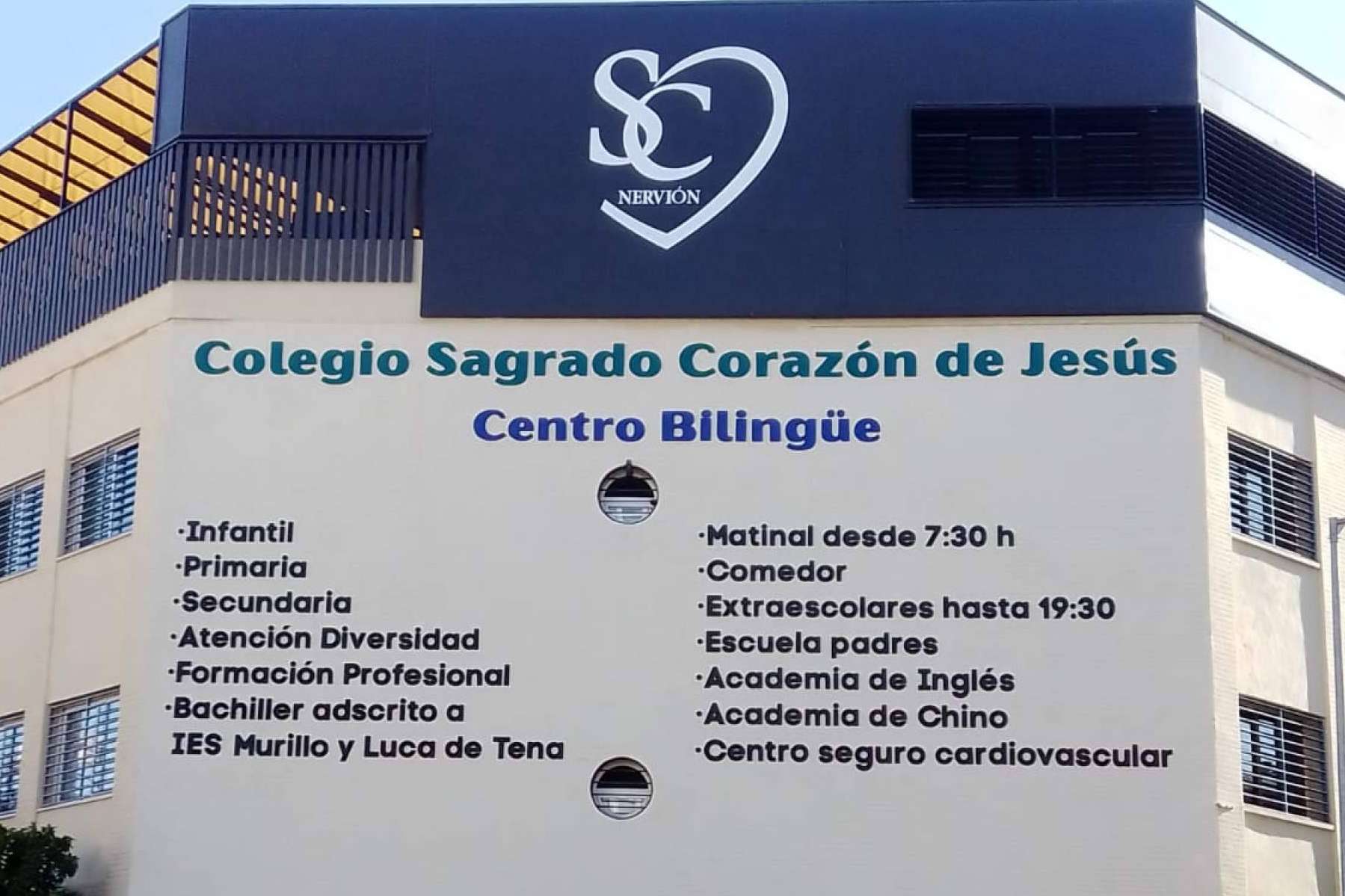 En Sevilla se encuentra el colegio bilingüe de educación integral y excelencia Sagrado Corazón de Jesús