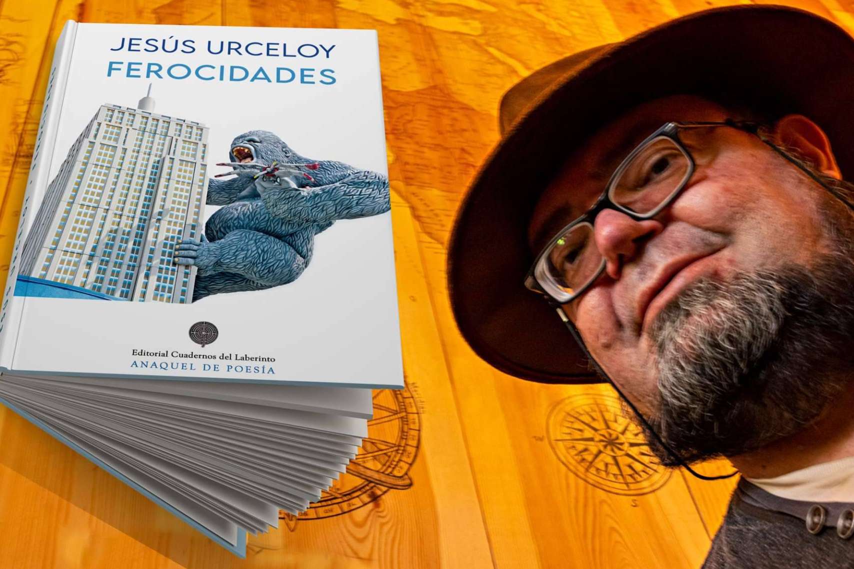 Ferocidades, el nuevo poemario de Jesús Urceloy triunfa entre lectores y críticos