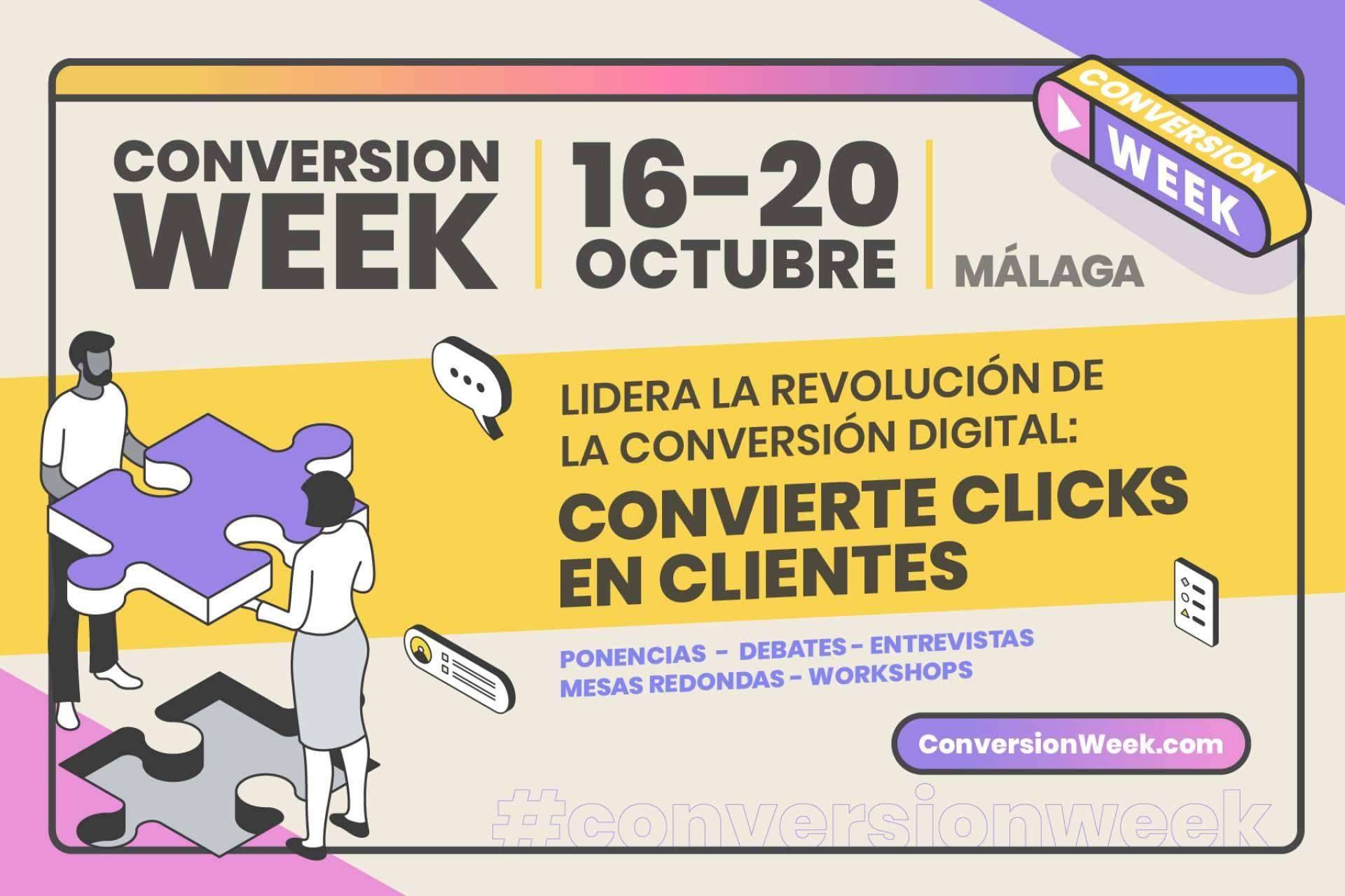 El evento que transformará toda estrategia digital, Conversión Week