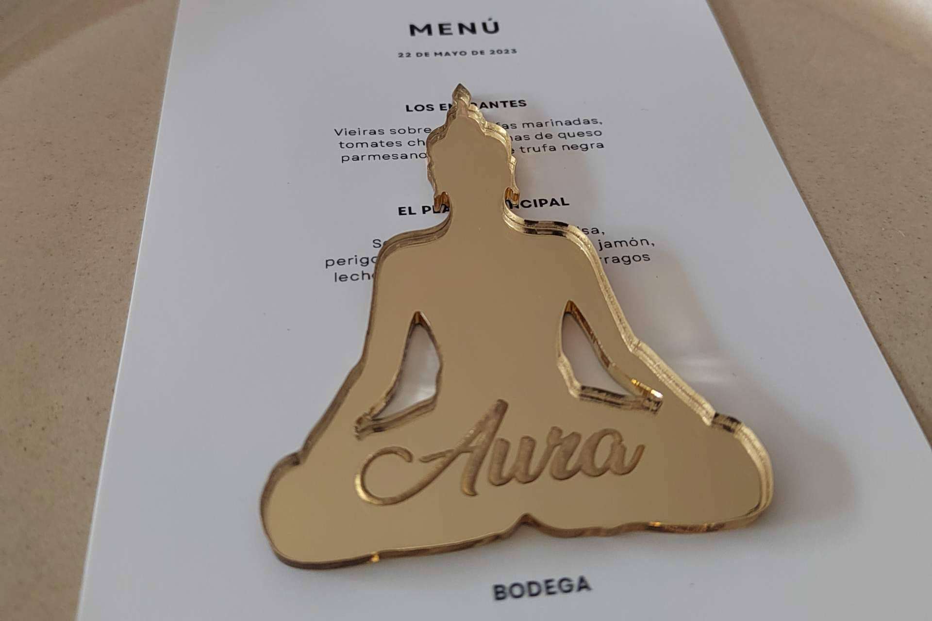 Productos personalizados para bodas con los detalles de Arte Molón