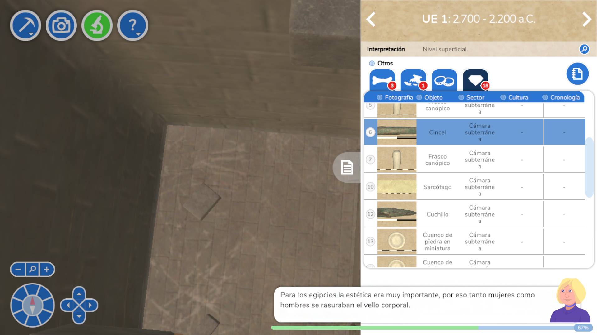 Excavar una mastaba egipcia desde el colegio ya es posible gracias a Archaeologist