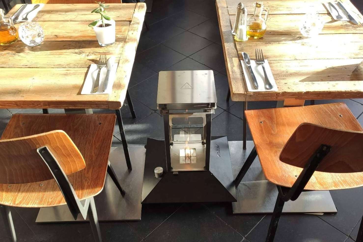 ¿Qué estufa poner en las terrazas de restaurantes?