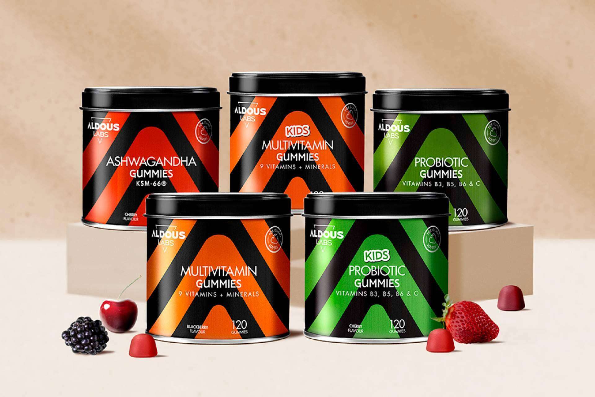 Aldous Bio y su innovadora línea de complementos alimenticios en forma de gominolas