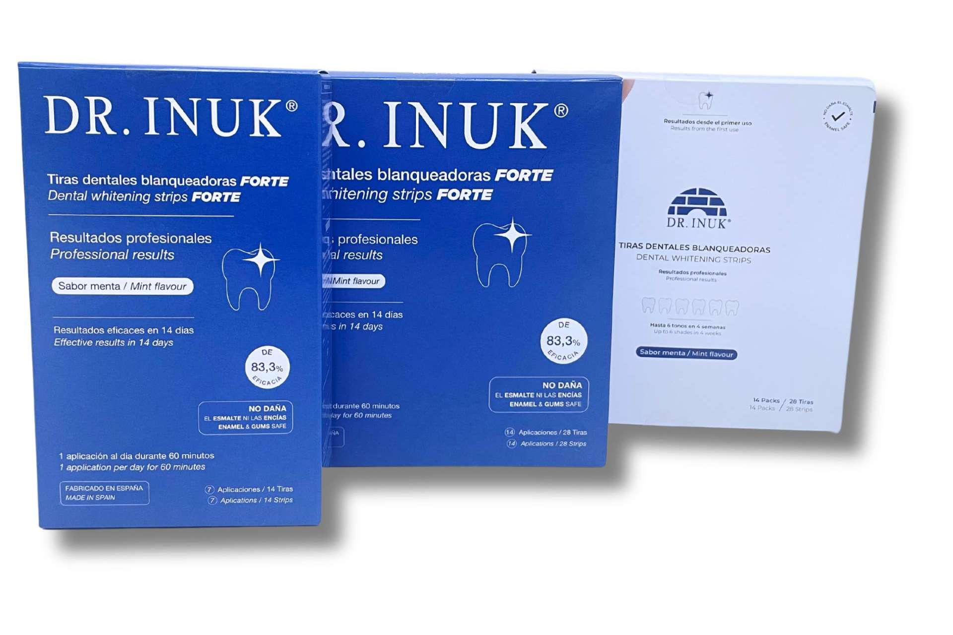El nuevo lanzamiento de Dr. INUK para el blanqueamiento dental, tiras blanqueadoras FORTE