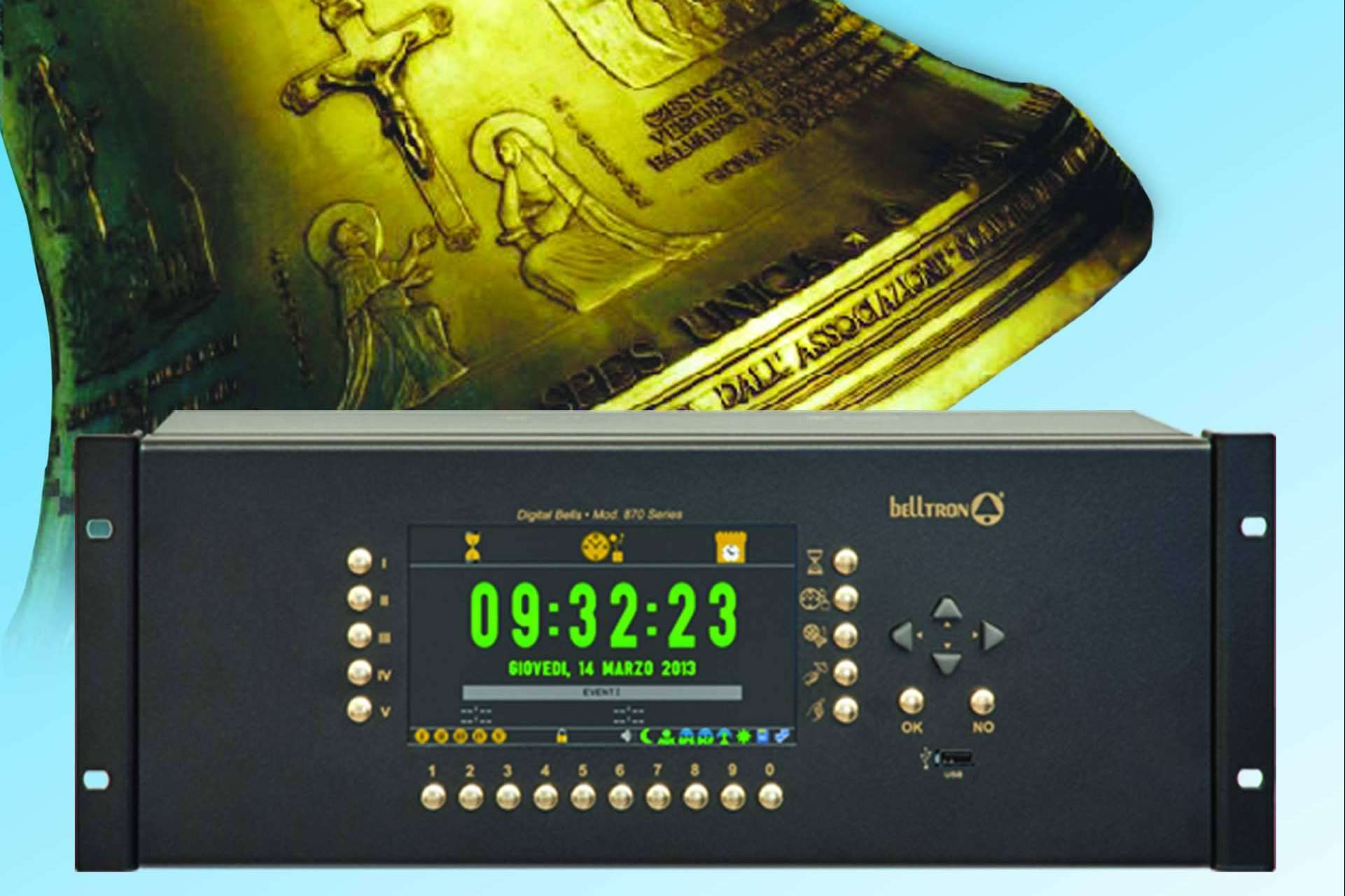 Fidelidad sonora y calidad de audio en la reproducción de campanas, gracias a Belltron