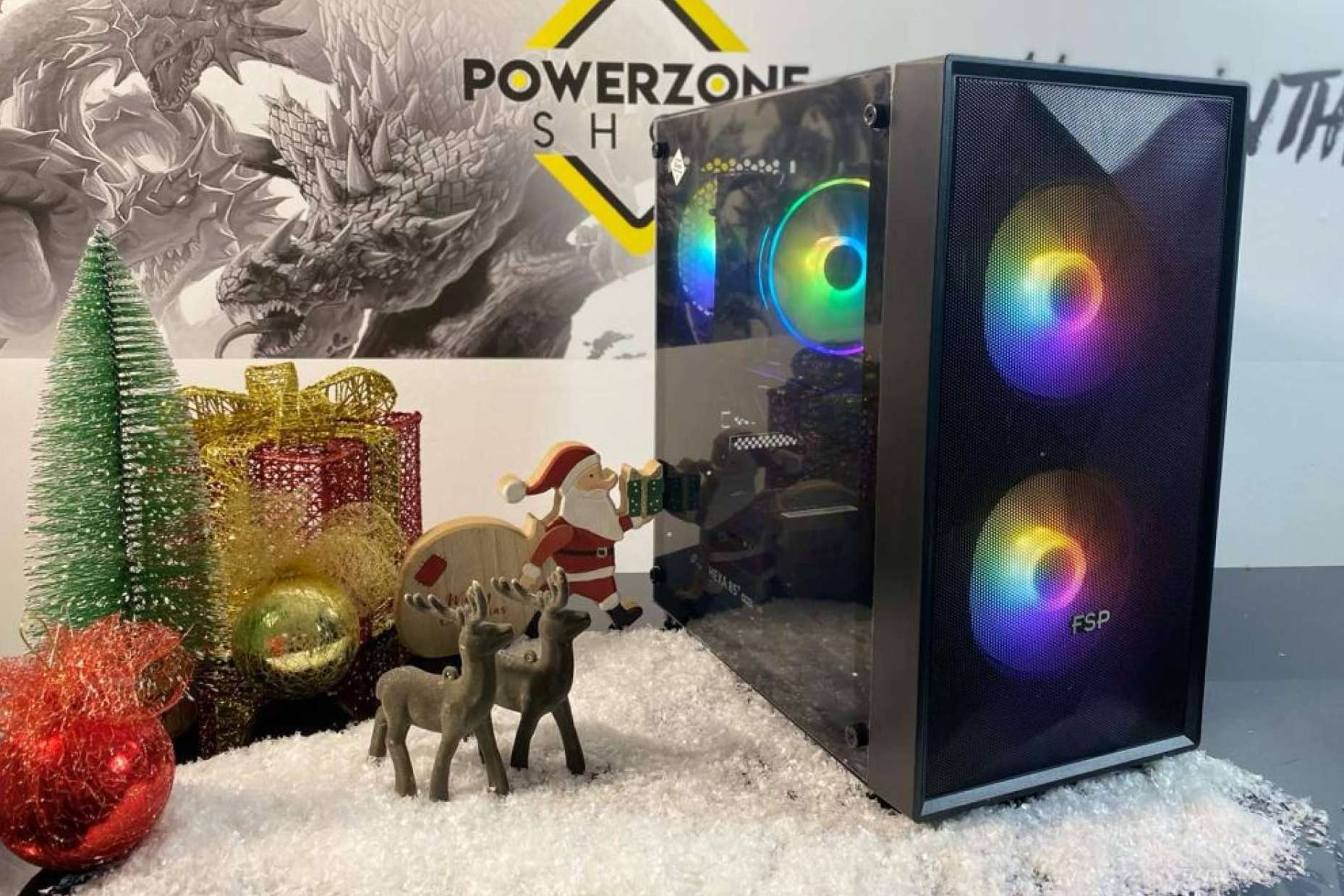 Descubrir las gamas de PC gaming en PowerZoneShop para ideas de regalos de Navidad