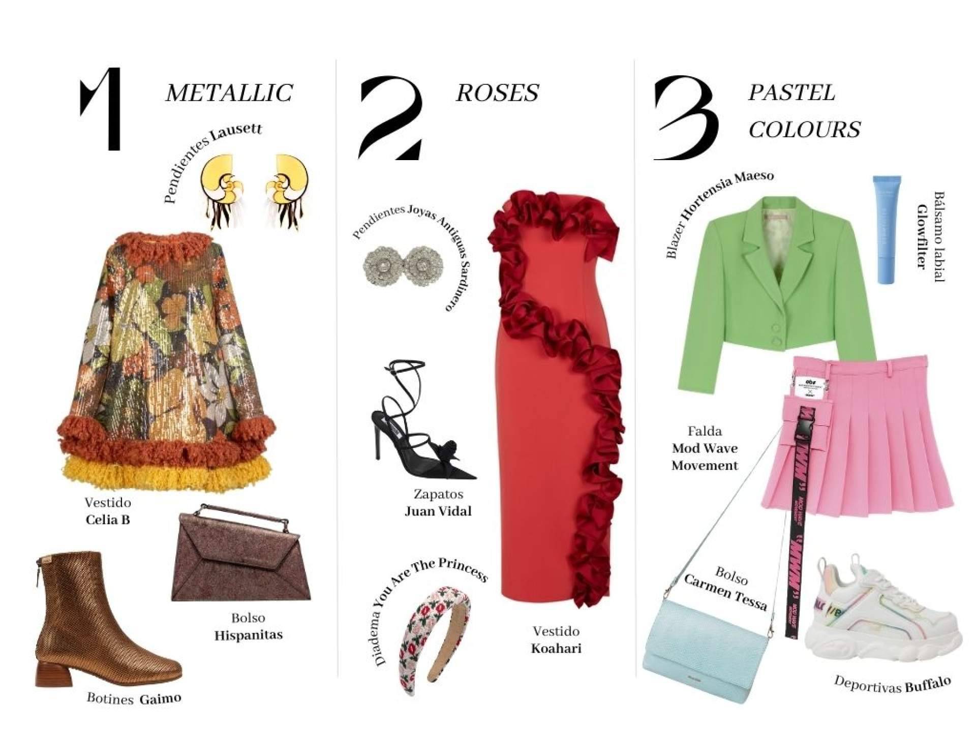 Las tres tendencias para arrasar en el street style este 2024; brillo, flores y tonos pastel