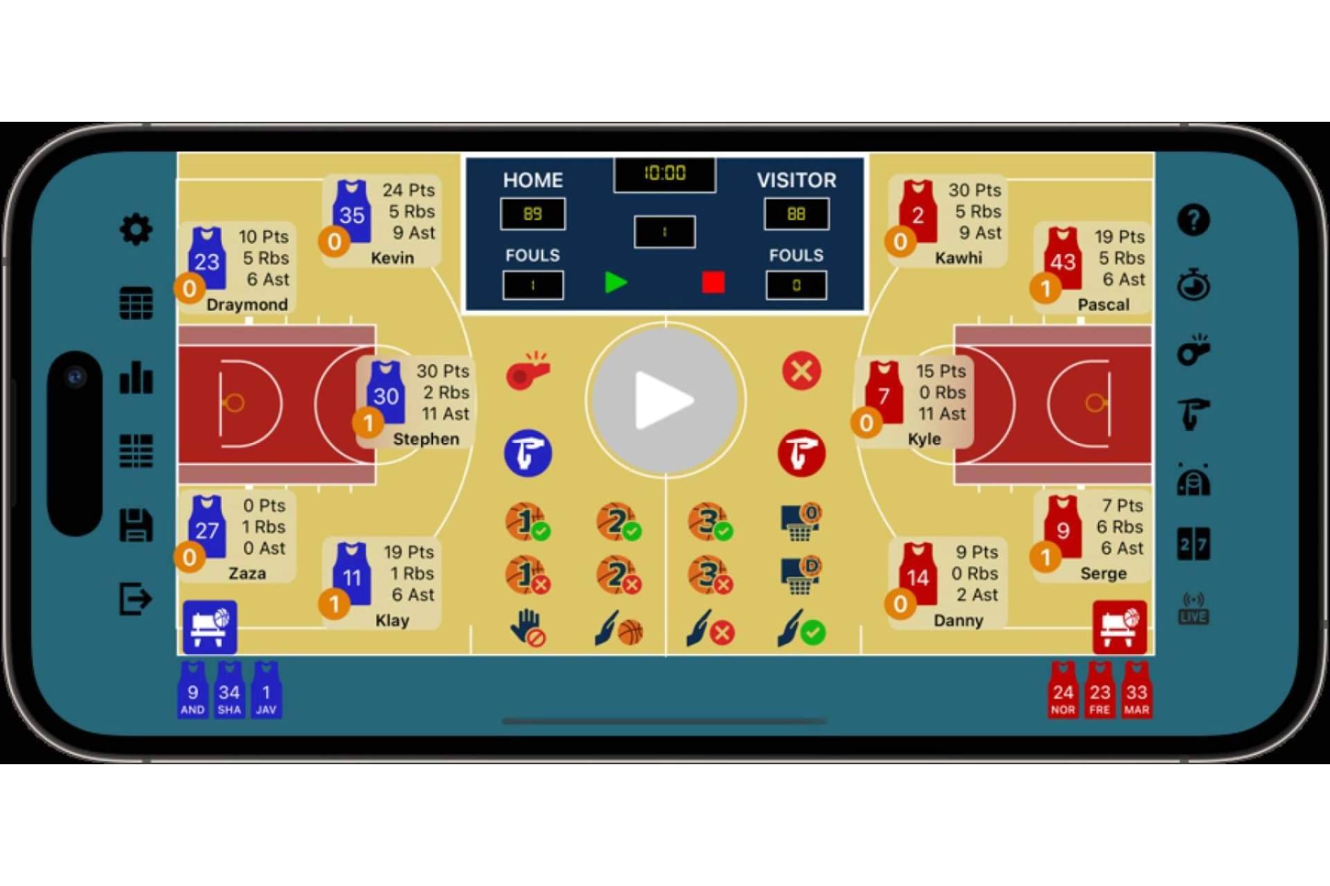 Cambiar el funcionamiento de los clubes de baloncesto con Basketball Stats Assistant