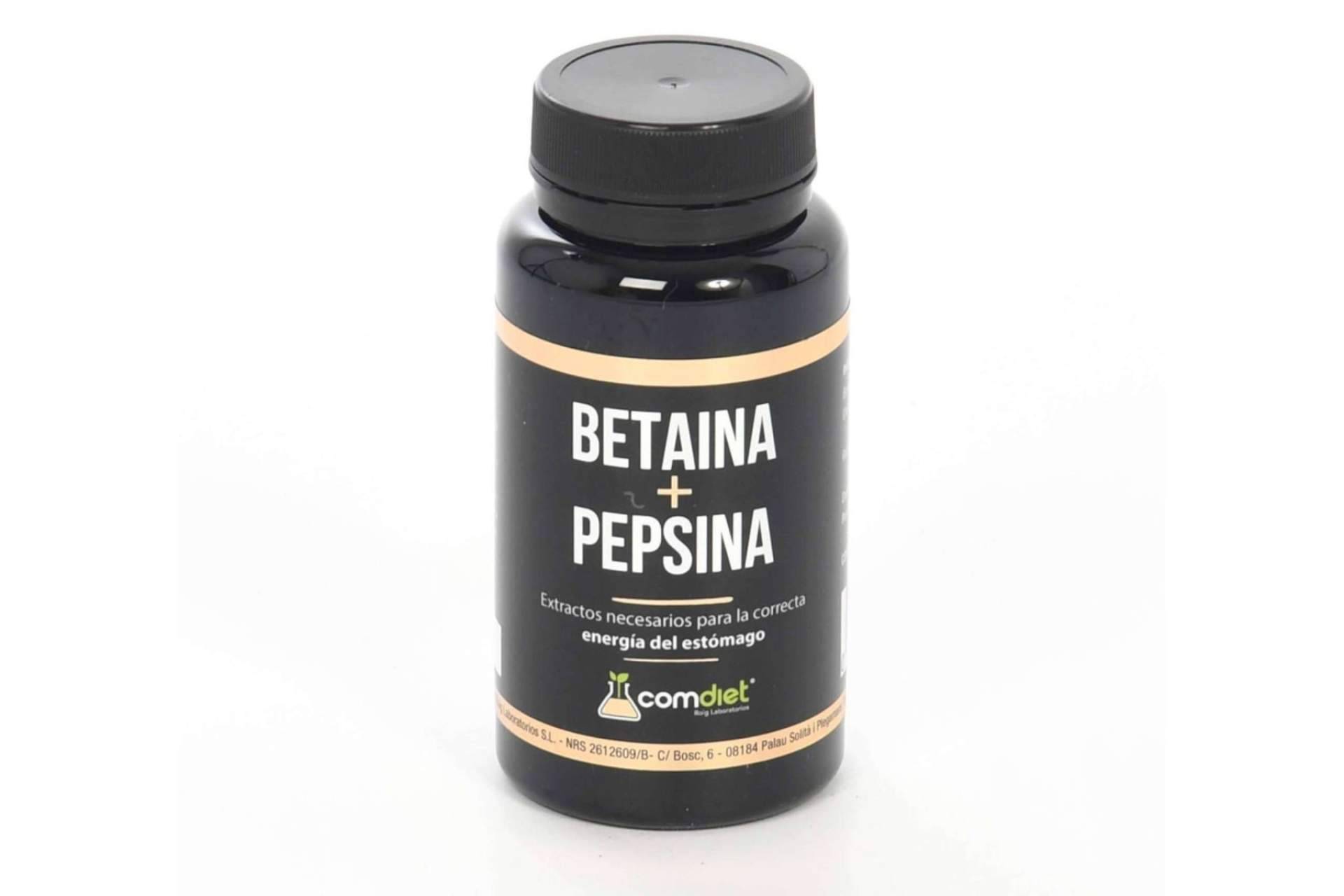 Betaína + pepsina, el complemento de venta online que potencia las funciones estomacales