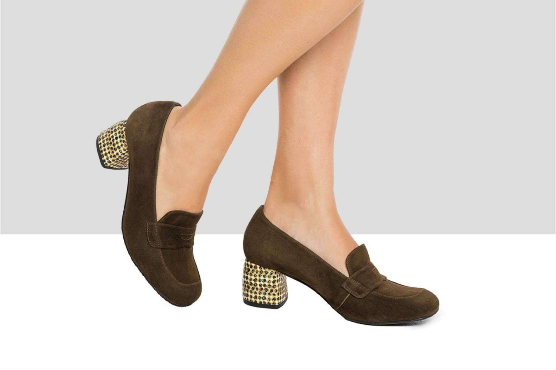 Comodidad y diseño con Audley Shoes, zapatos de tacón con diseño estilo mocasines