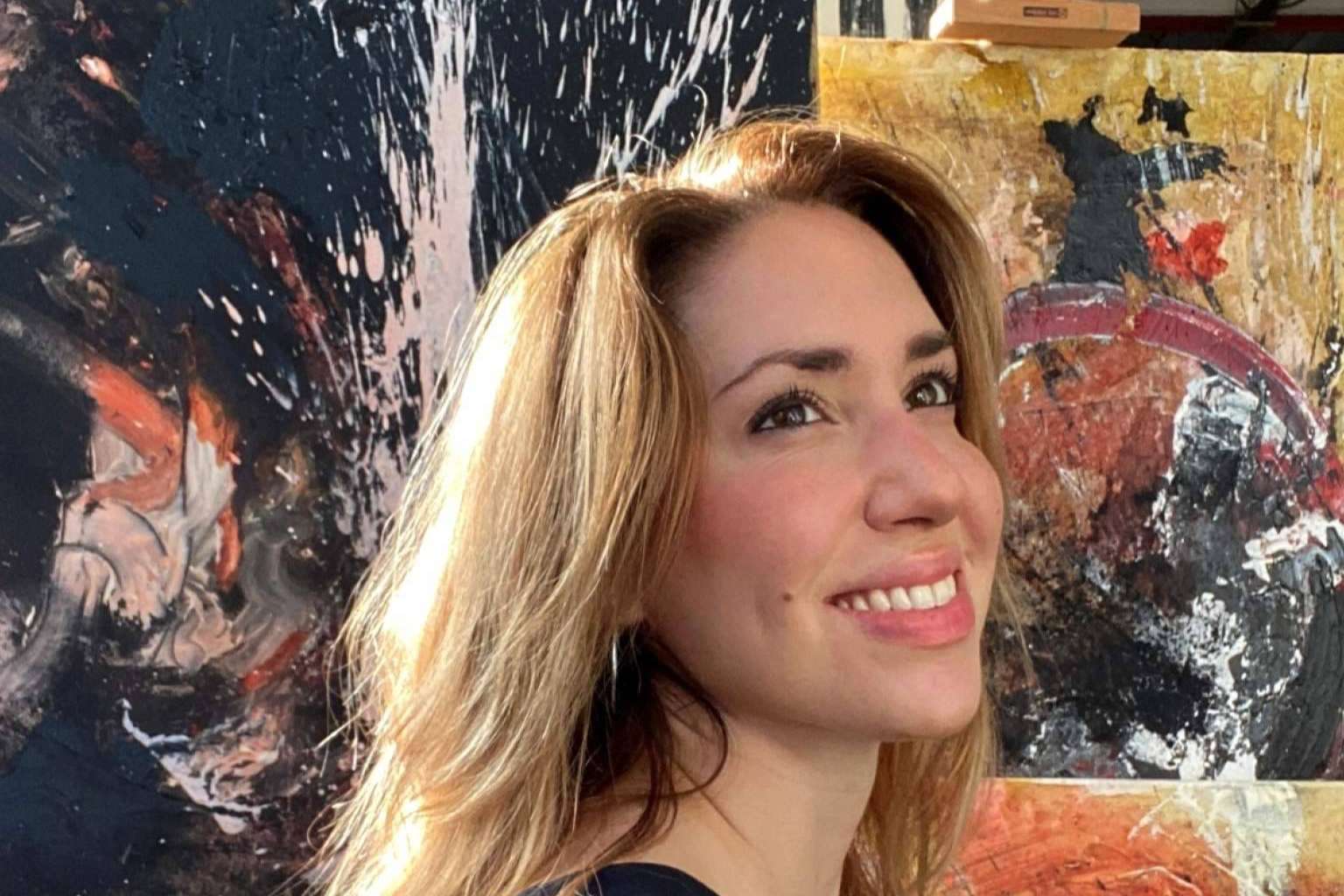 El arte abstracto llevado a cabo por una mujer, Laura Canal