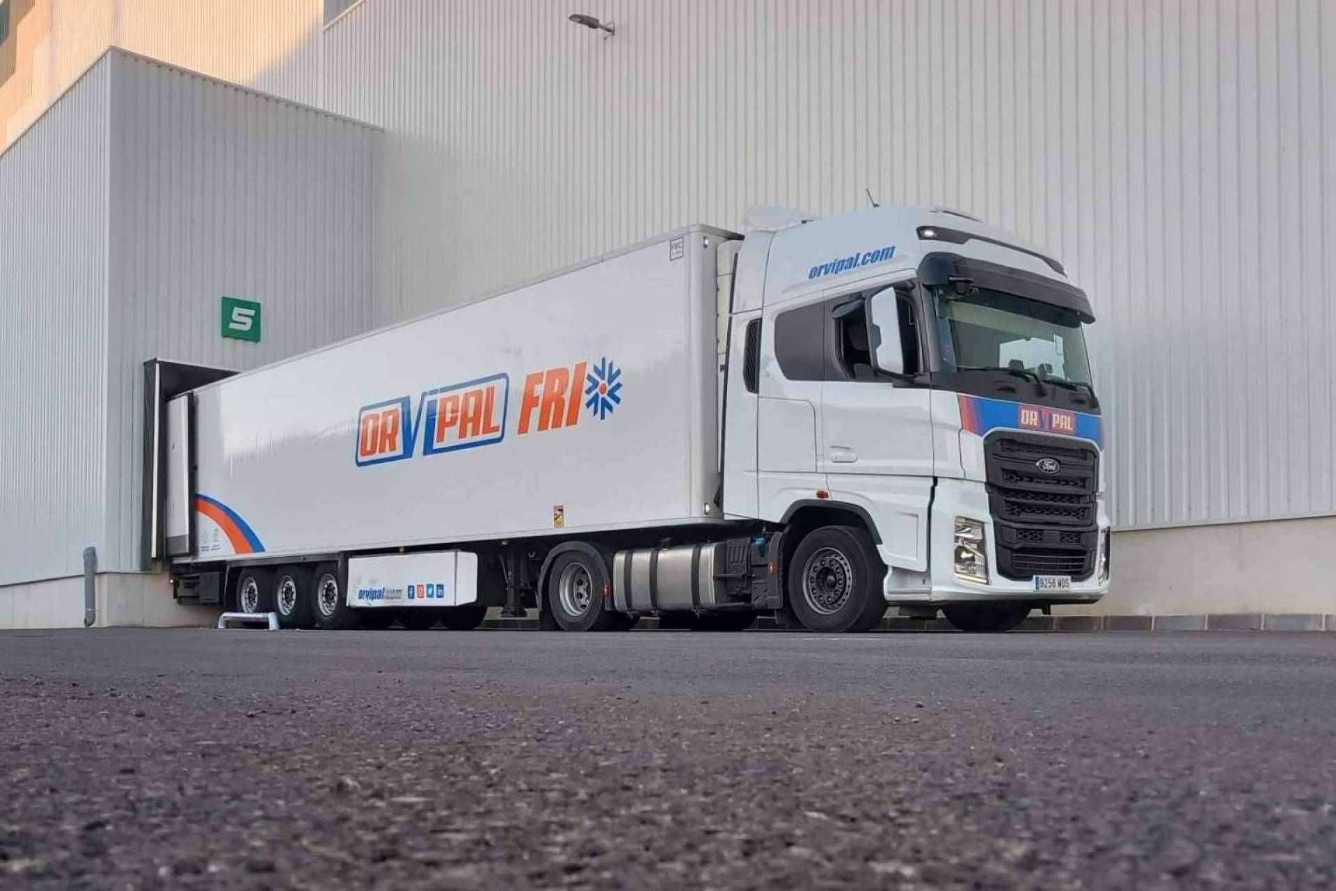Las características del servicio de transporte de mercancías por carretera de Orvipal