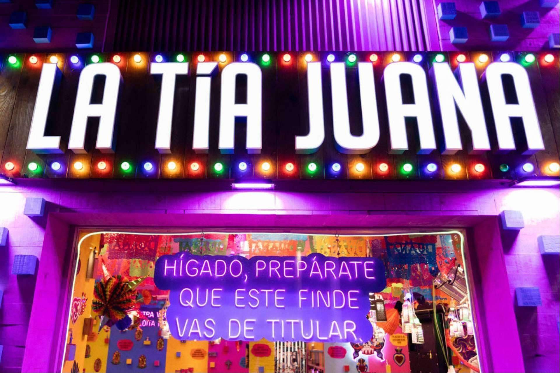 La Tía Juana ofrece una amplia carta de variedad de comida mexicana