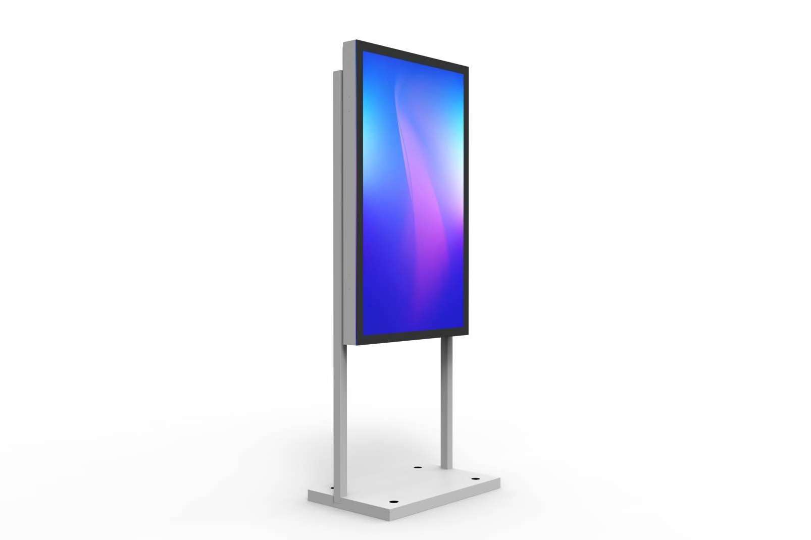 Cartelería digital de alta tecnología con los tótems para publicidad exterior