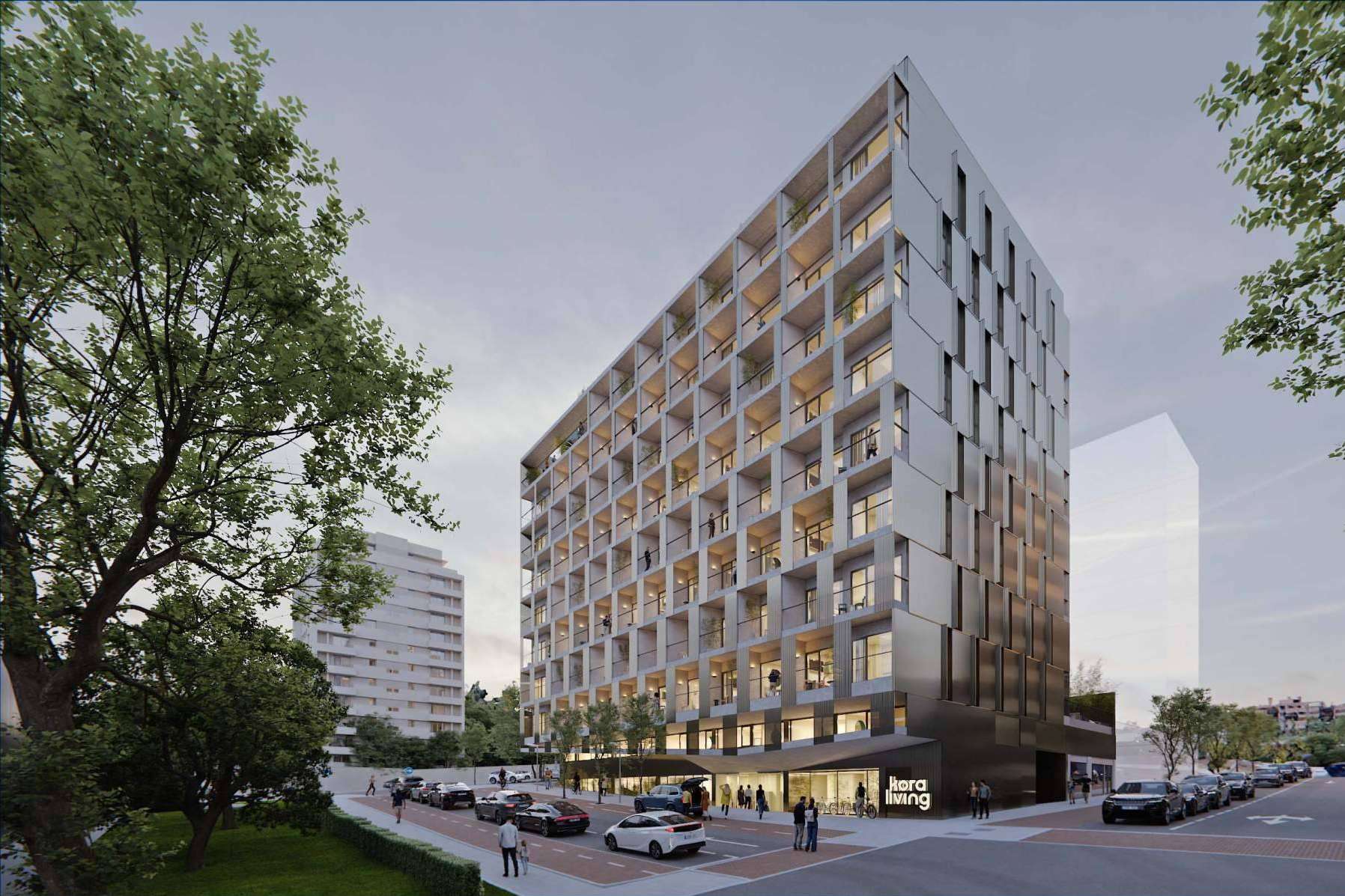El nuevo complejo 'flex living', Kora Pamplona, en la capital navarra de Kora Living
