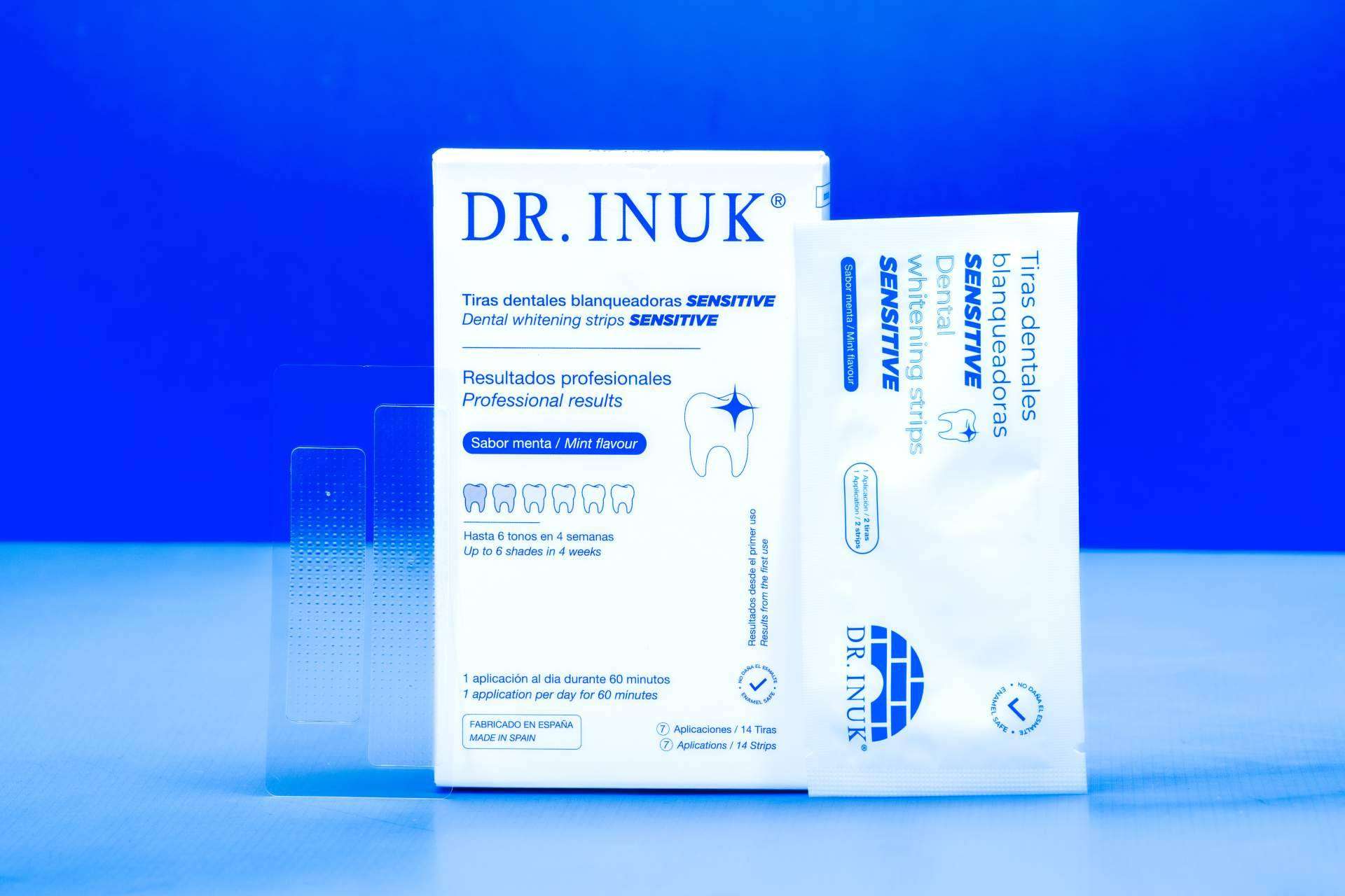Experimentar la revolución del blanqueamiento dental con las tiras de Dr. INUK