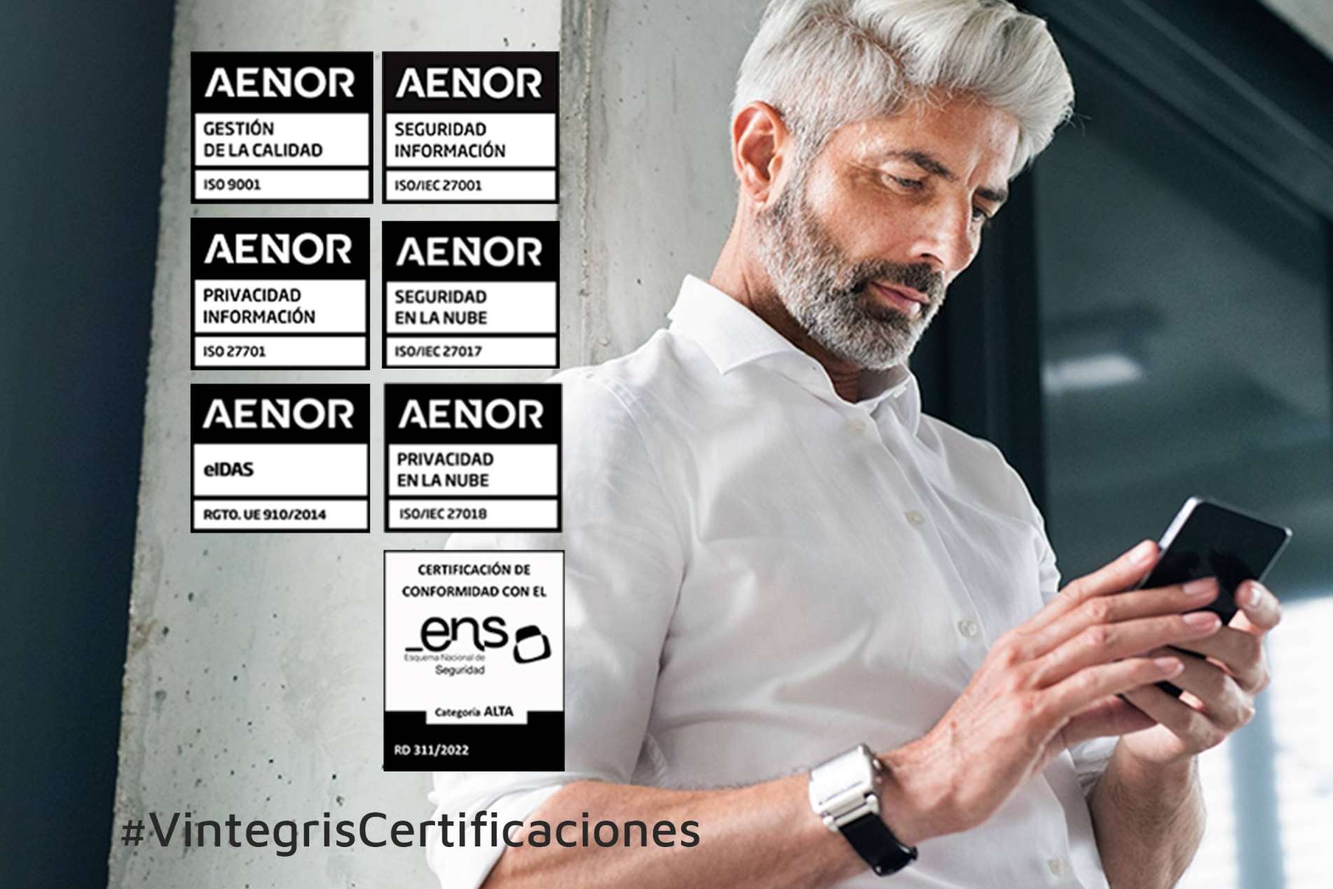 Víntegris, renueva su certificación en la ISO 9001, fiel a su compromiso con la calidad, la seguridad y la privacidad