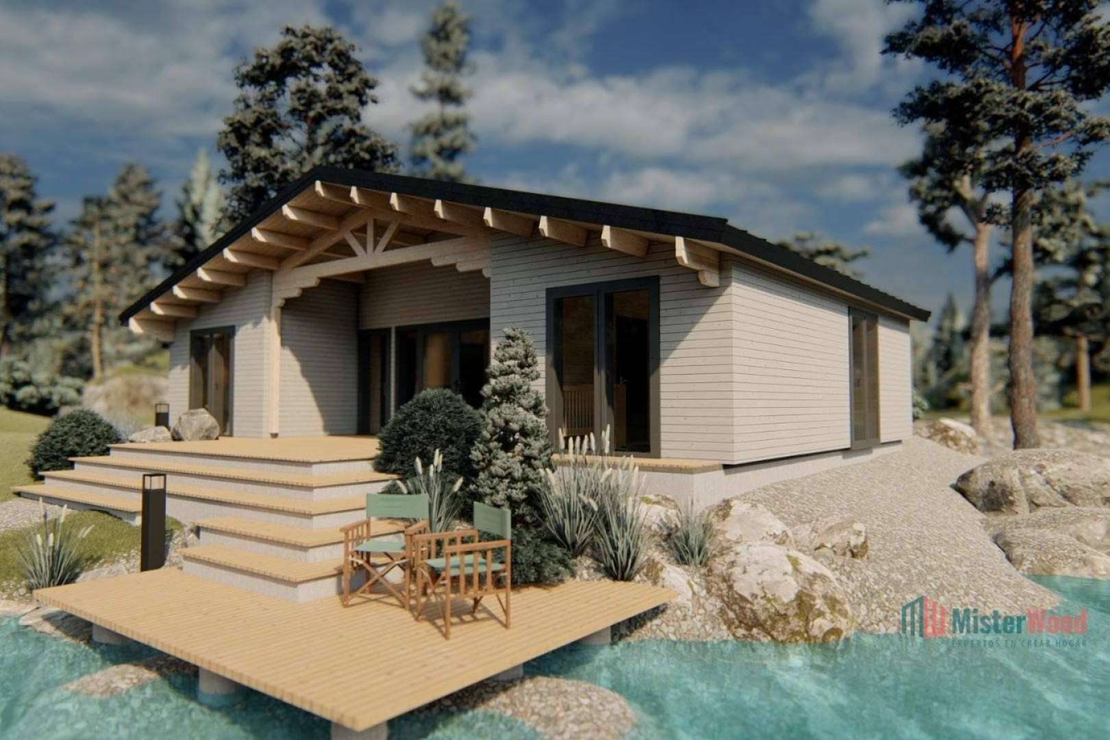 Las casas de madera personalizadas de MISTERWOOD