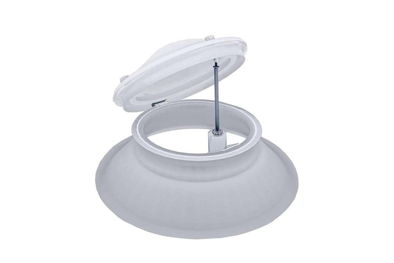 La instalación de una claraboya eléctrica es una solución cómoda para iluminar y ventilar espacios