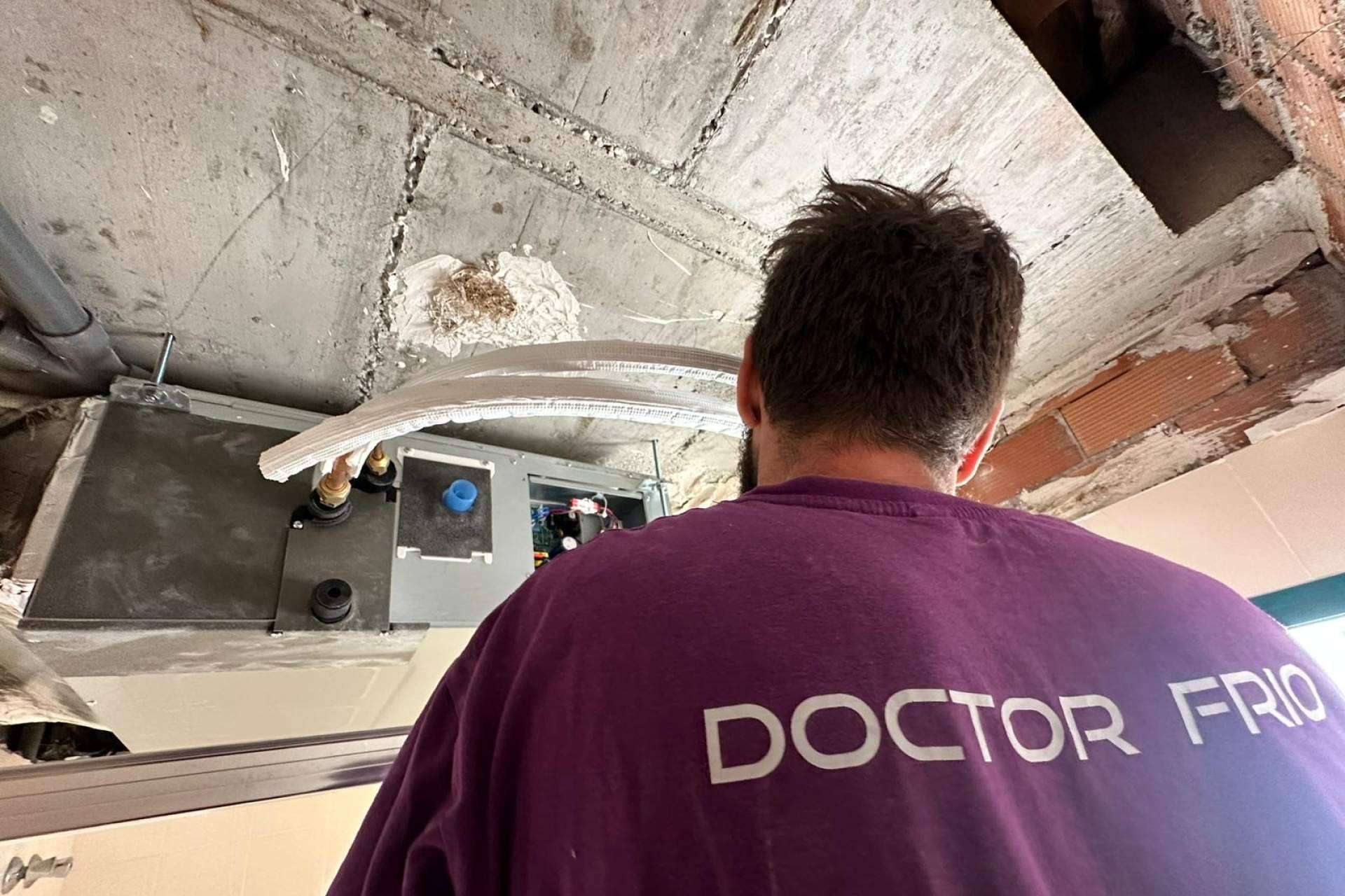Doctor Frío ofrece un servicio de preinstalación de aire acondicionado por conductos