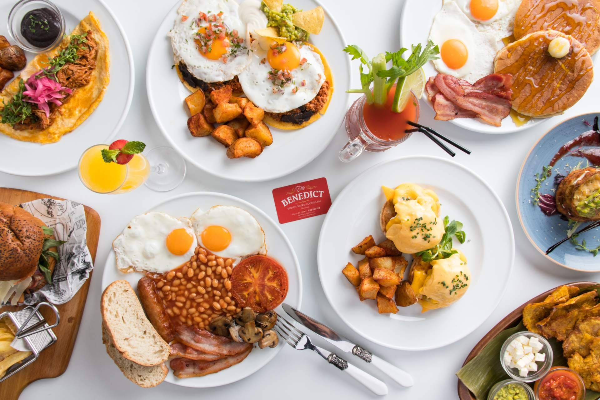 The Benedict cuenta con un espacio ideal para disfrutar de un brunch en el barrio Gótico de Barcelona
