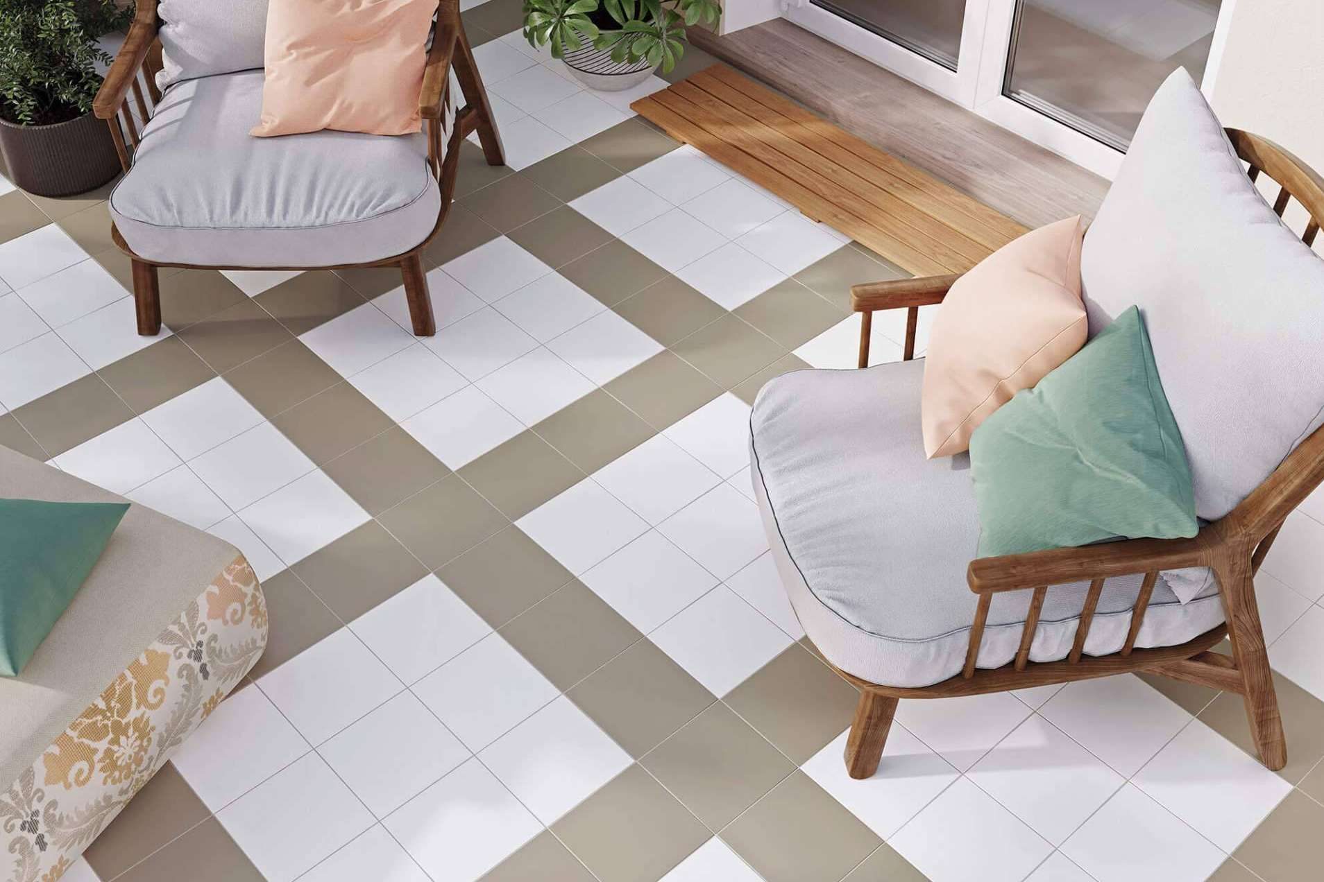 Suelos porcelánicos de pequeño formato, una tendencia decorativa que marca la diferencia