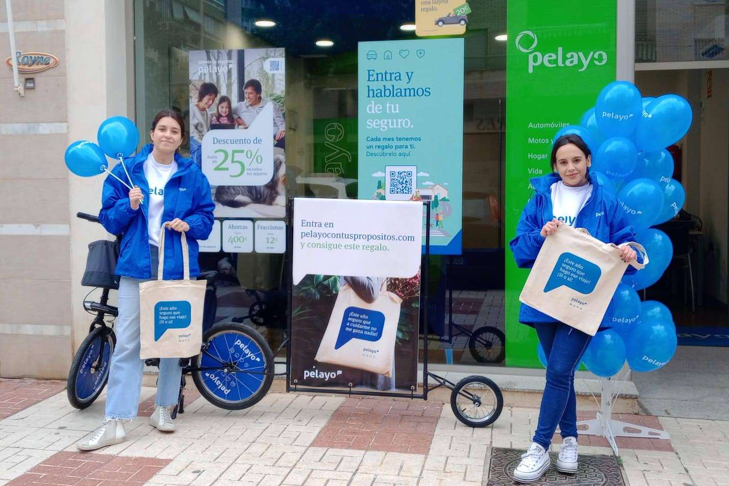 Uno de los mejores servicios de azafatas y publicidad en bicicleta de Barcelona