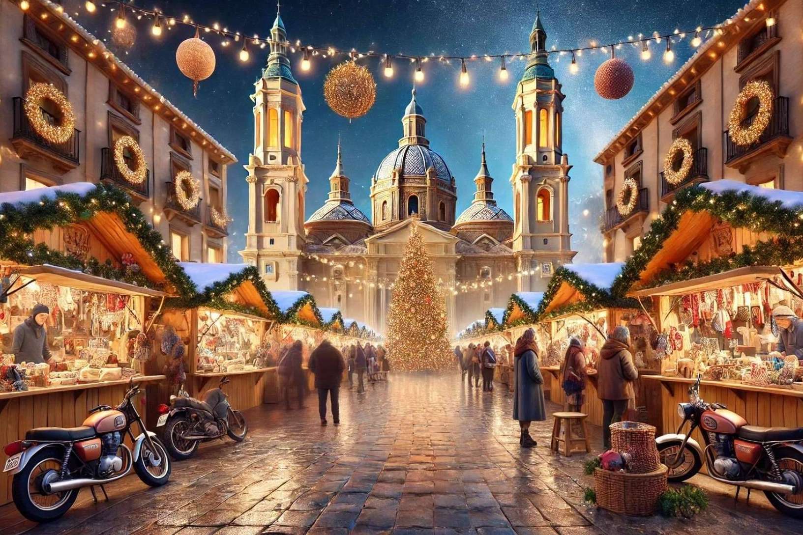 Navidad sobre ruedas, cinco mercados españoles para visitar en moto