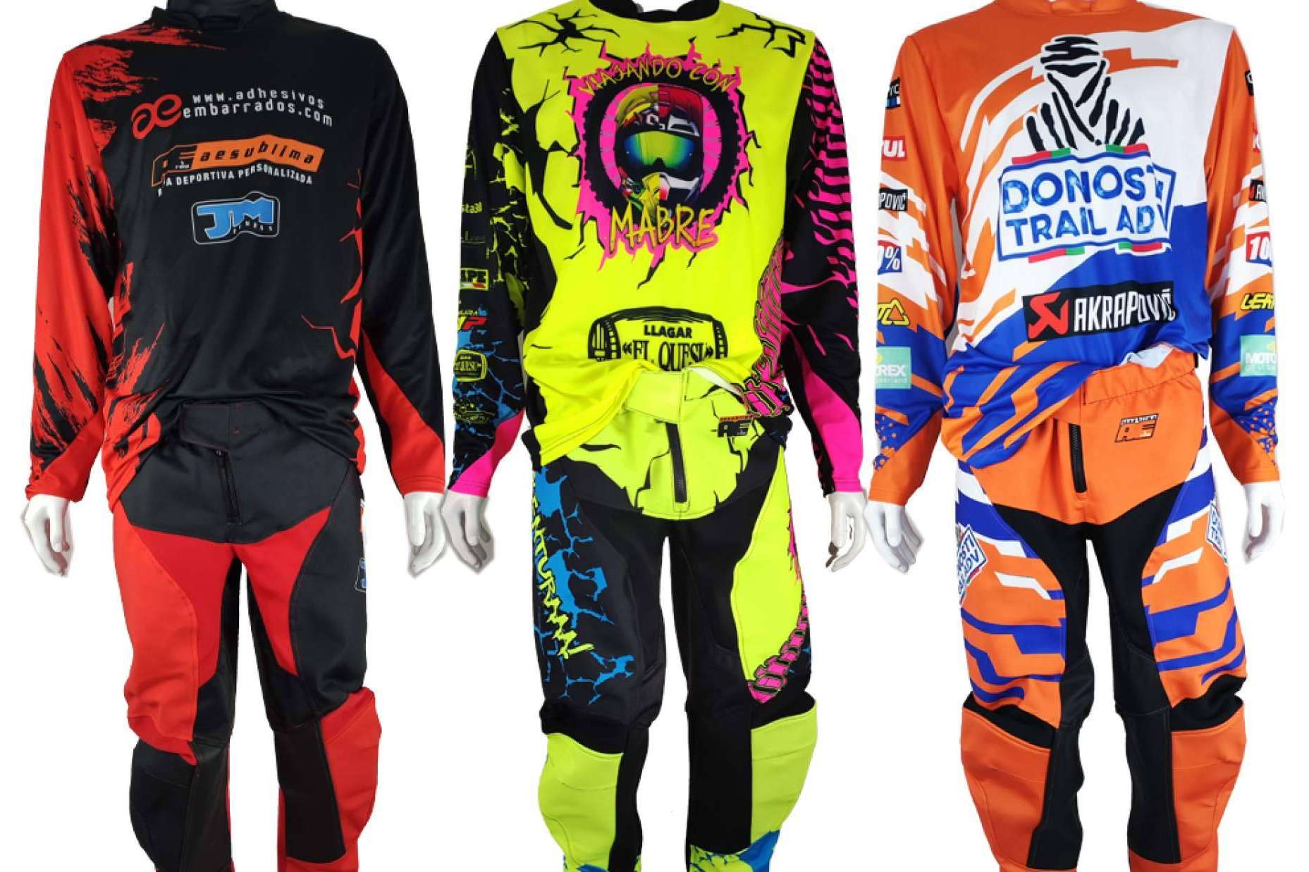 ADHESIVOSEMBARRADOS revoluciona el sector con ropa personalizada para pilotos de motocross