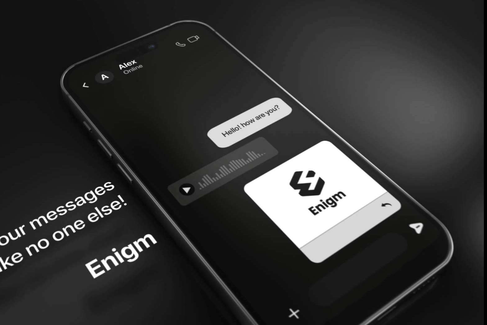 Enigm ofrece mensajería encriptada diseñada para el anonimato y la privacidad