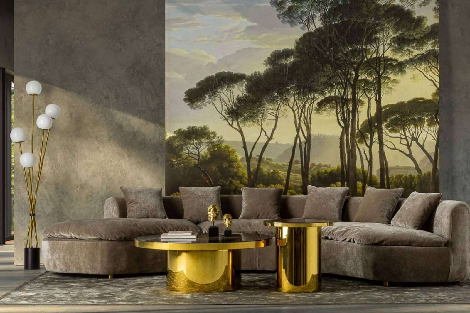 Sofás, mesas, sillas y lámparas de lujo; diseño y calidad en decoración para el hogar