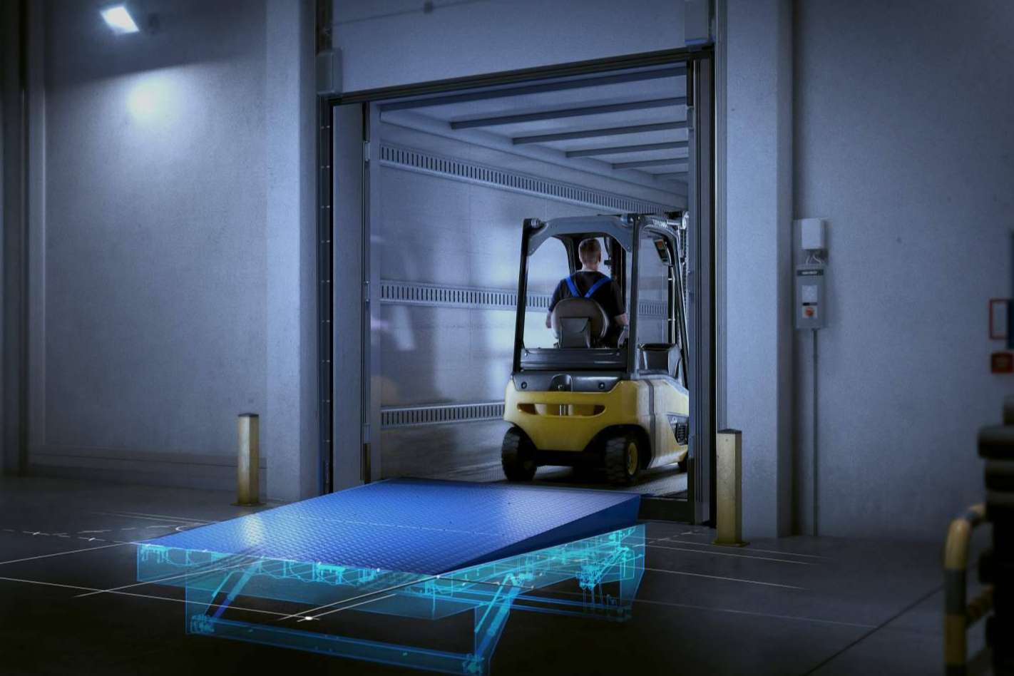 Eficiencia y durabilidad con las plataformas de carga ASSA ABLOY