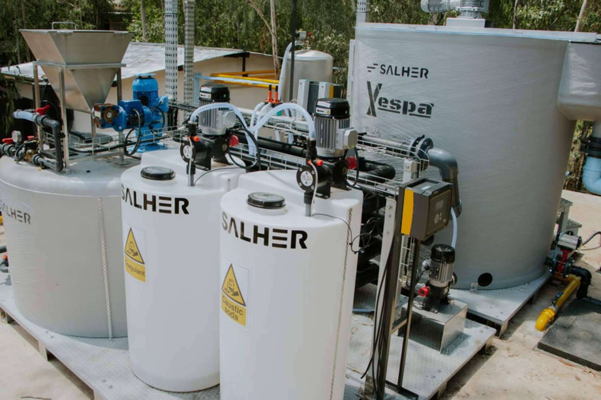 Soluciones avanzadas de Salher para el tratamiento de aguas residuales industriales