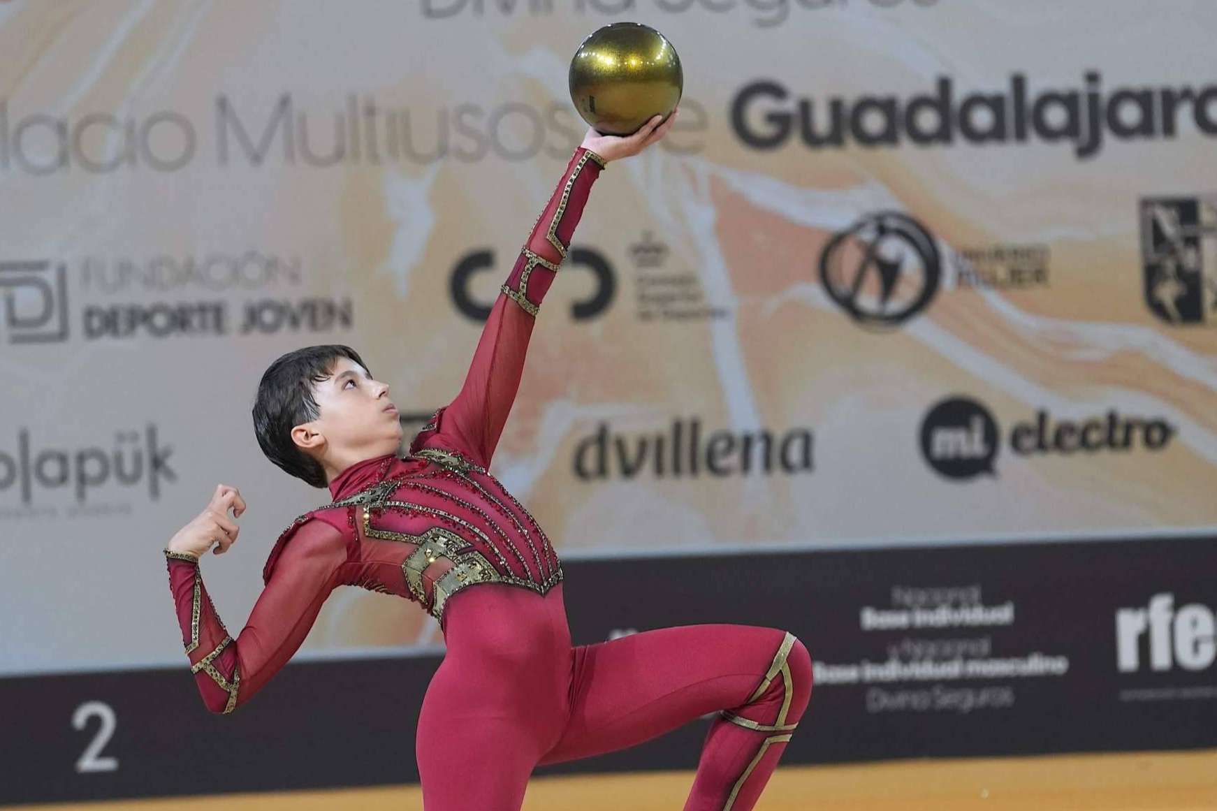 Víctor Bernardeau medalla de bronce en el Campeonato Nacional Base Individual de Gimnasia Rítmica