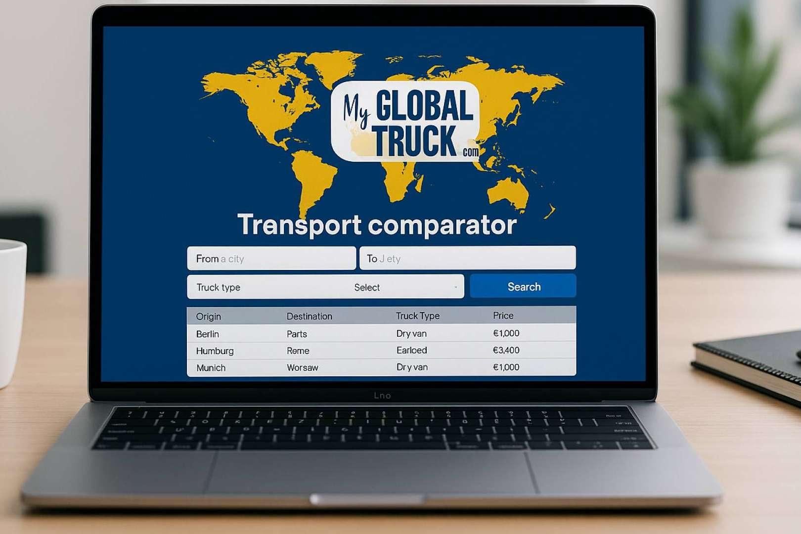 La digitalización del transporte de palets gana terreno con la propuesta global de Myglobaltruck.com