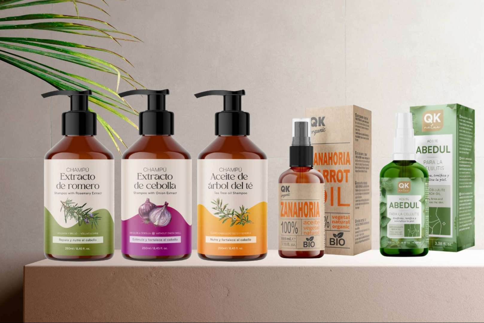 Aceites y champús naturales, la apuesta de QKnatur por el bienestar y la belleza consciente