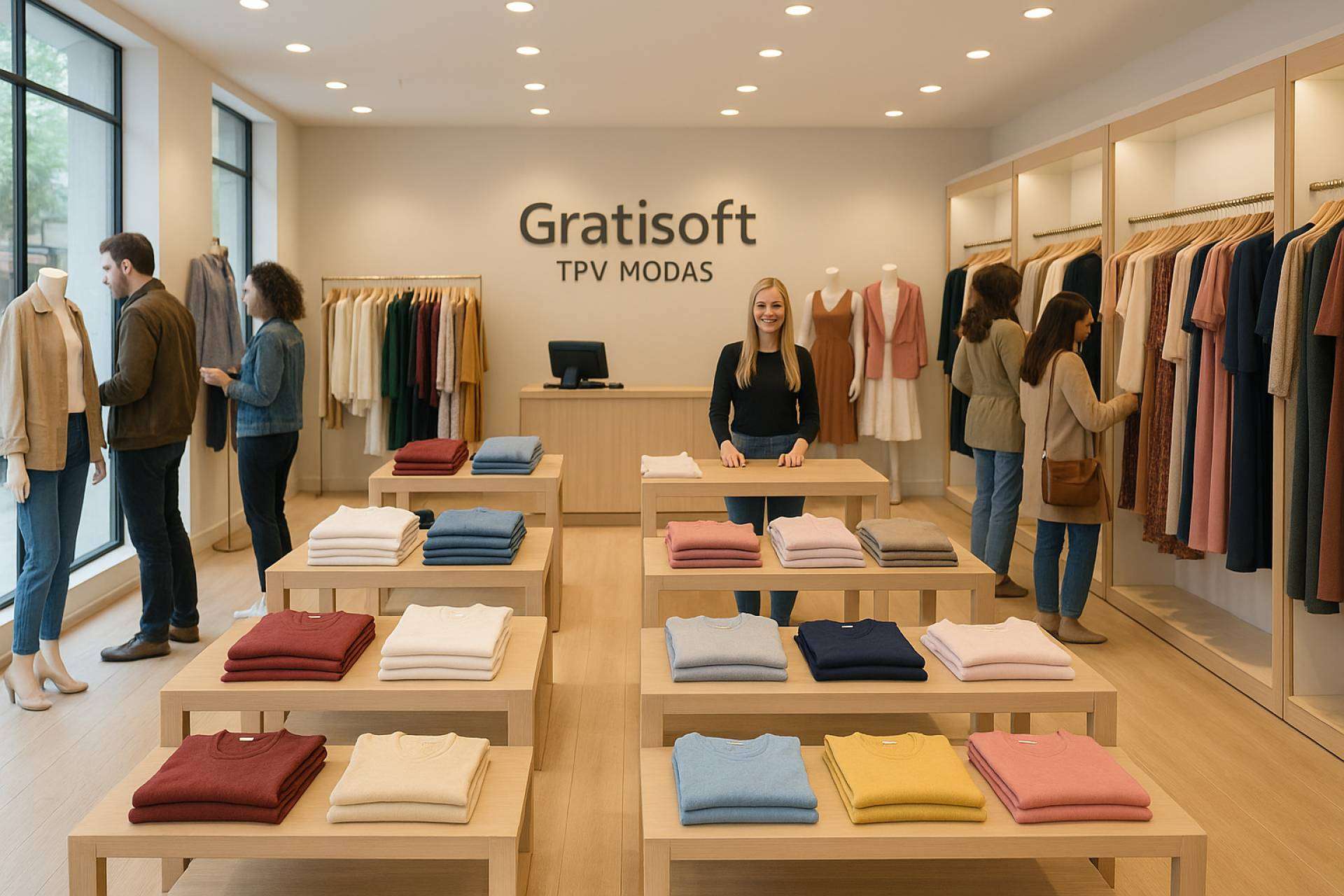 Gestión personalizada en comercios de ropa con TPV Modas, de Gratisoft
