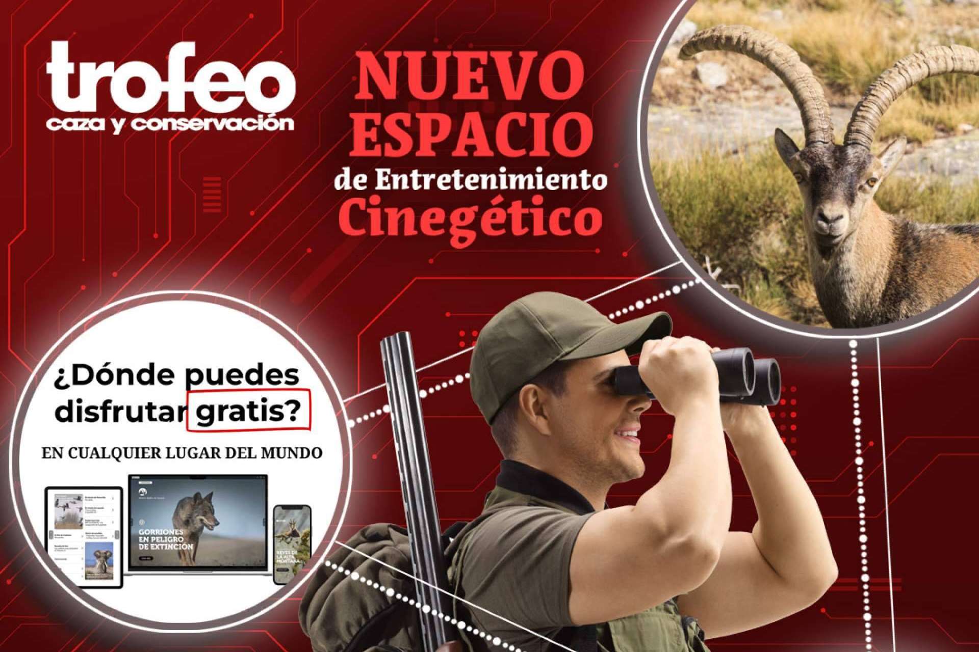 Trofeo Caza estrena contenidos exclusivos sobre caza mayor, caza menor y entretenimiento cinegético