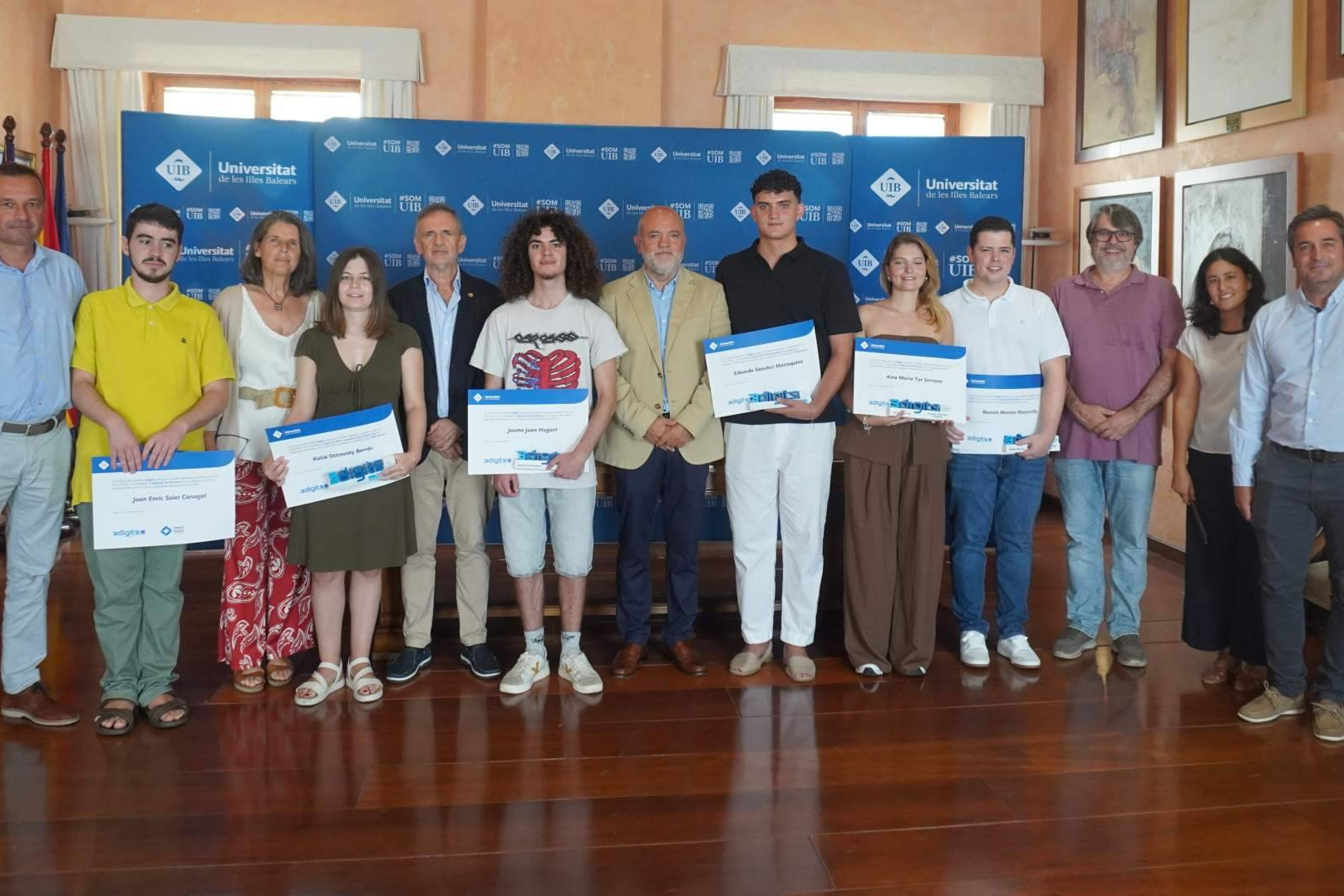 Acto de entrega de los premios 3digits 2025 en Ingeniería Informática de la UIB