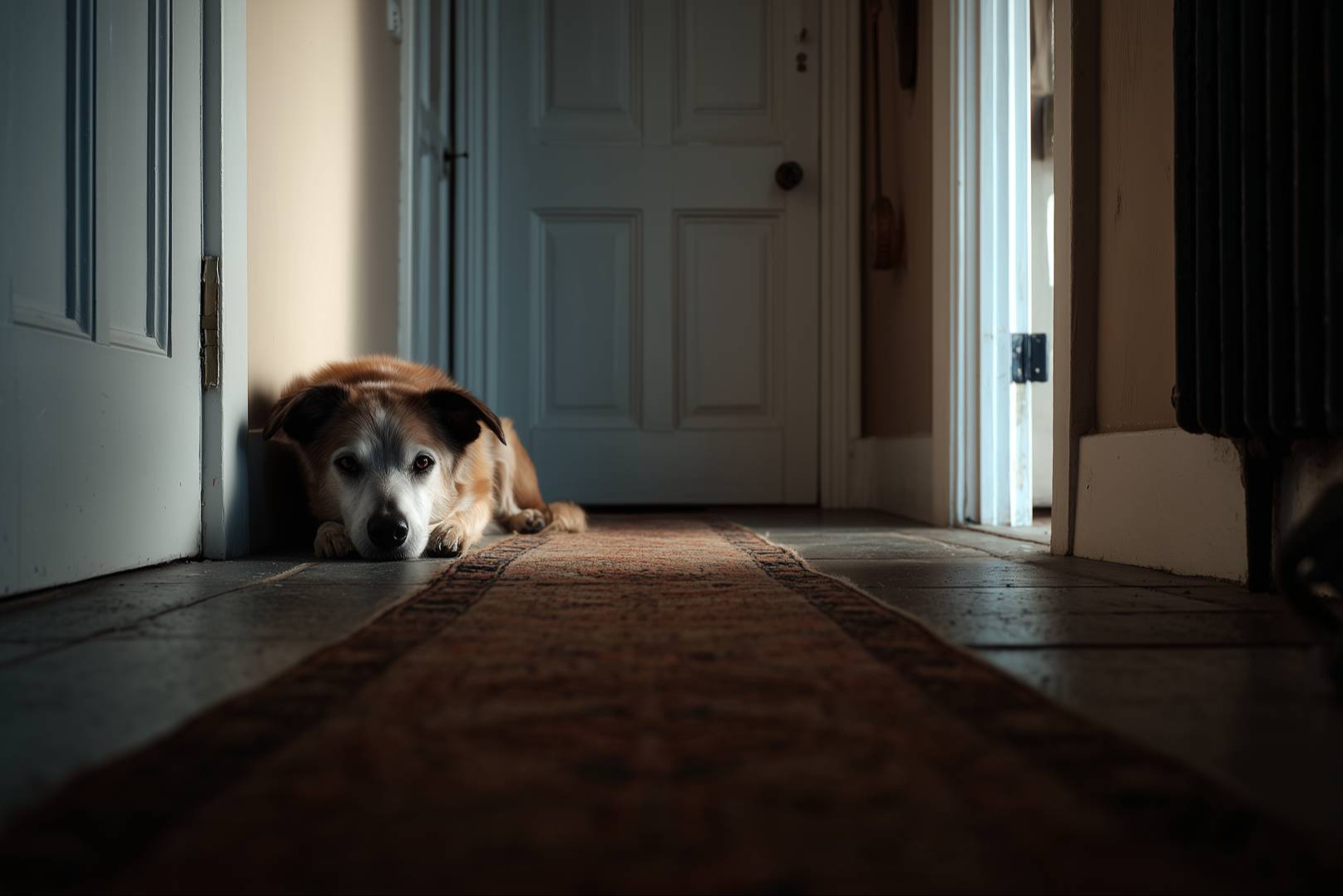 Declive cognitivo en perros mayores; por qué importa cuando se quedan solos